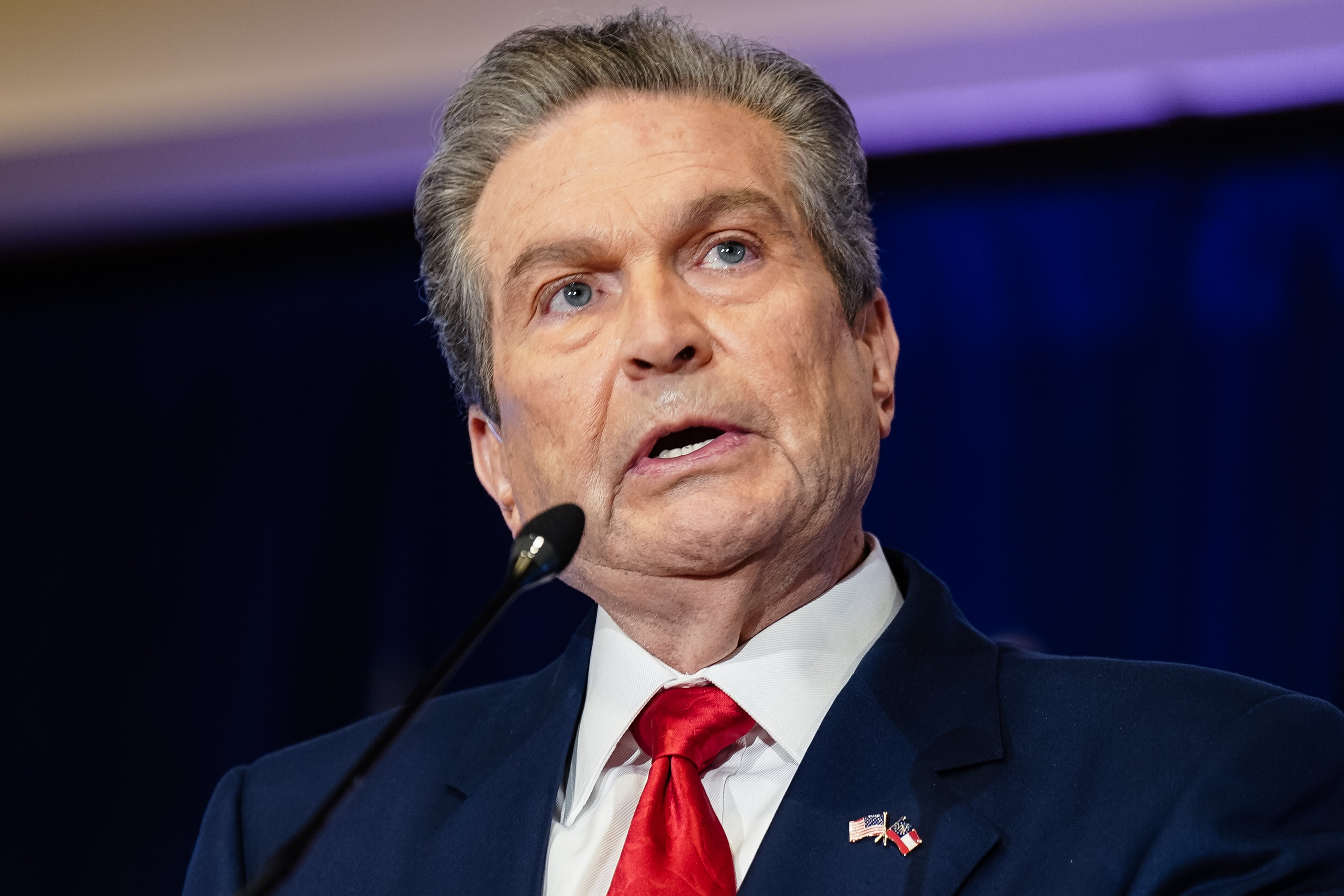 Rick Jackson, who faces Trump-backed Lt. Gov. Burt Jones in a runoff, has given his campaign more than $100 million to try and convince Republican primary voters to overlook Trump’s advice