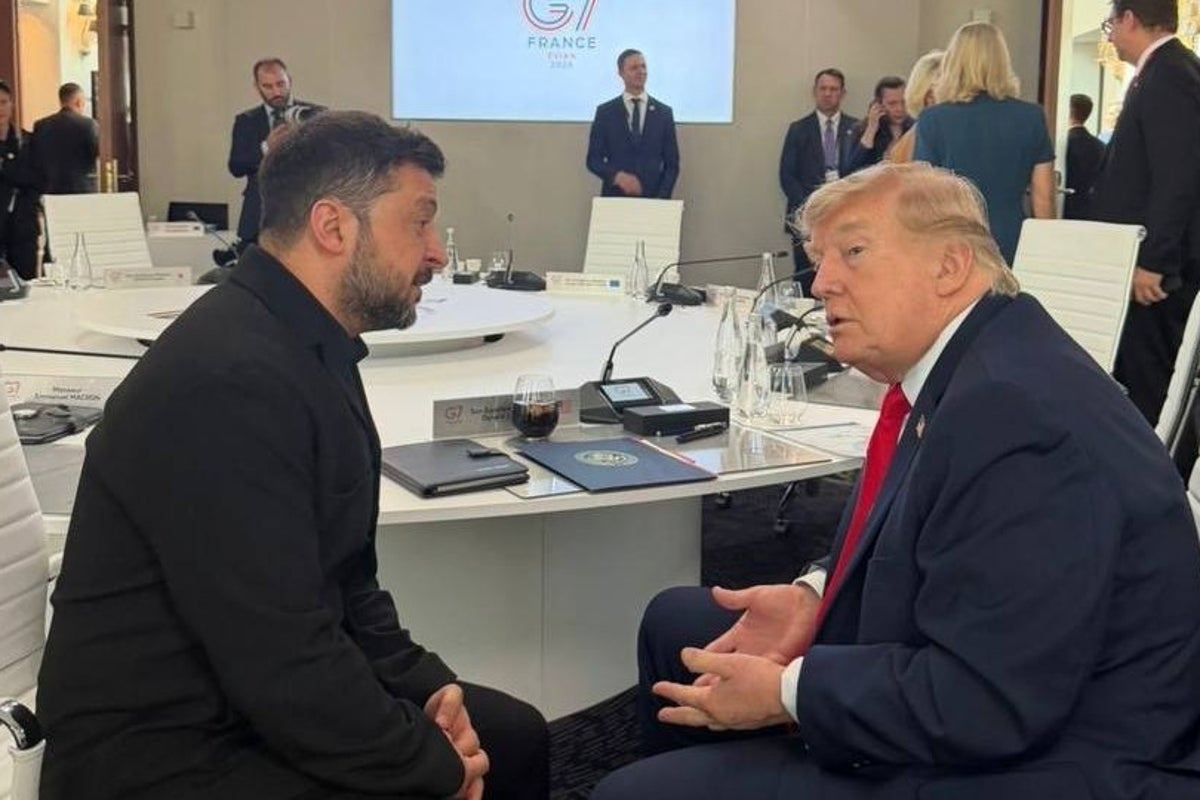 Ukraine-Russia war latest: Trump tells Putin to make a deal to end war as US president meets with Zelensky at G7 summit The US president vowed to do what he can to end the conflict as Zelensky took part in working sessions at the event