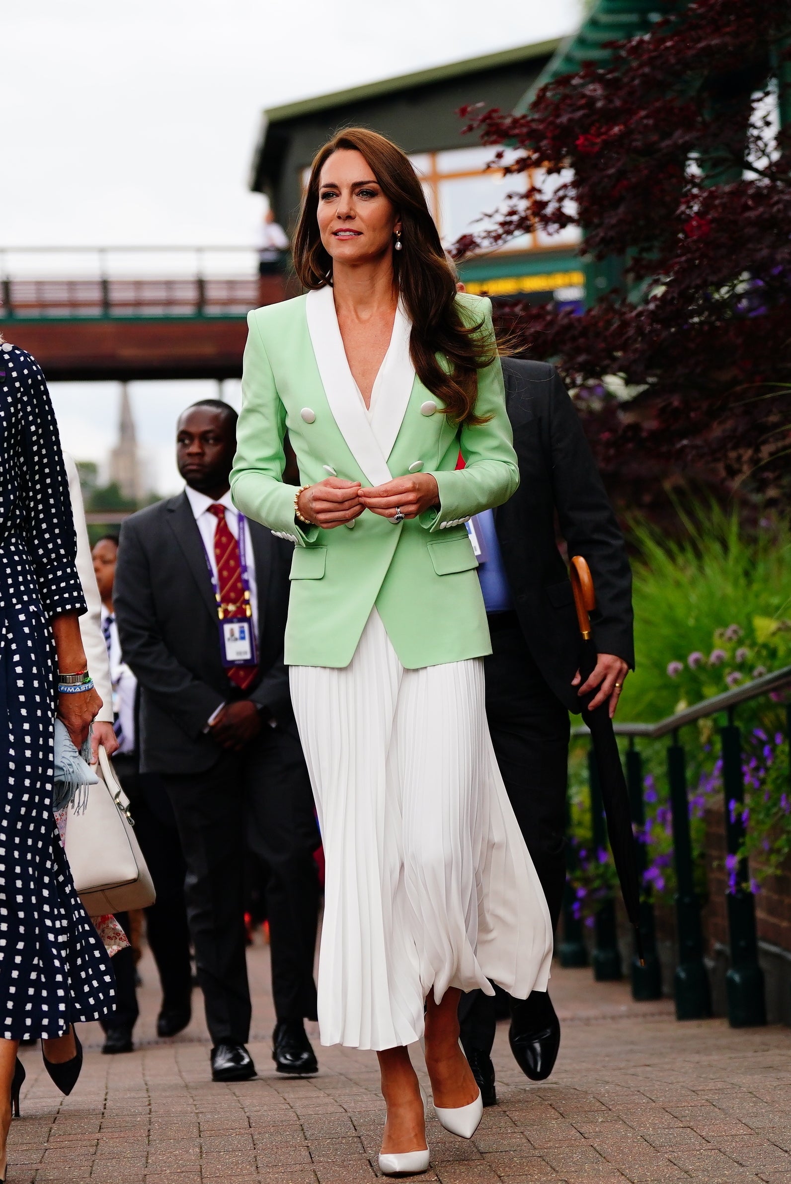 Kate wore Balmain in 2023 (Victoria Jones/PA)