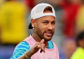 Neymar suffered another injury setback