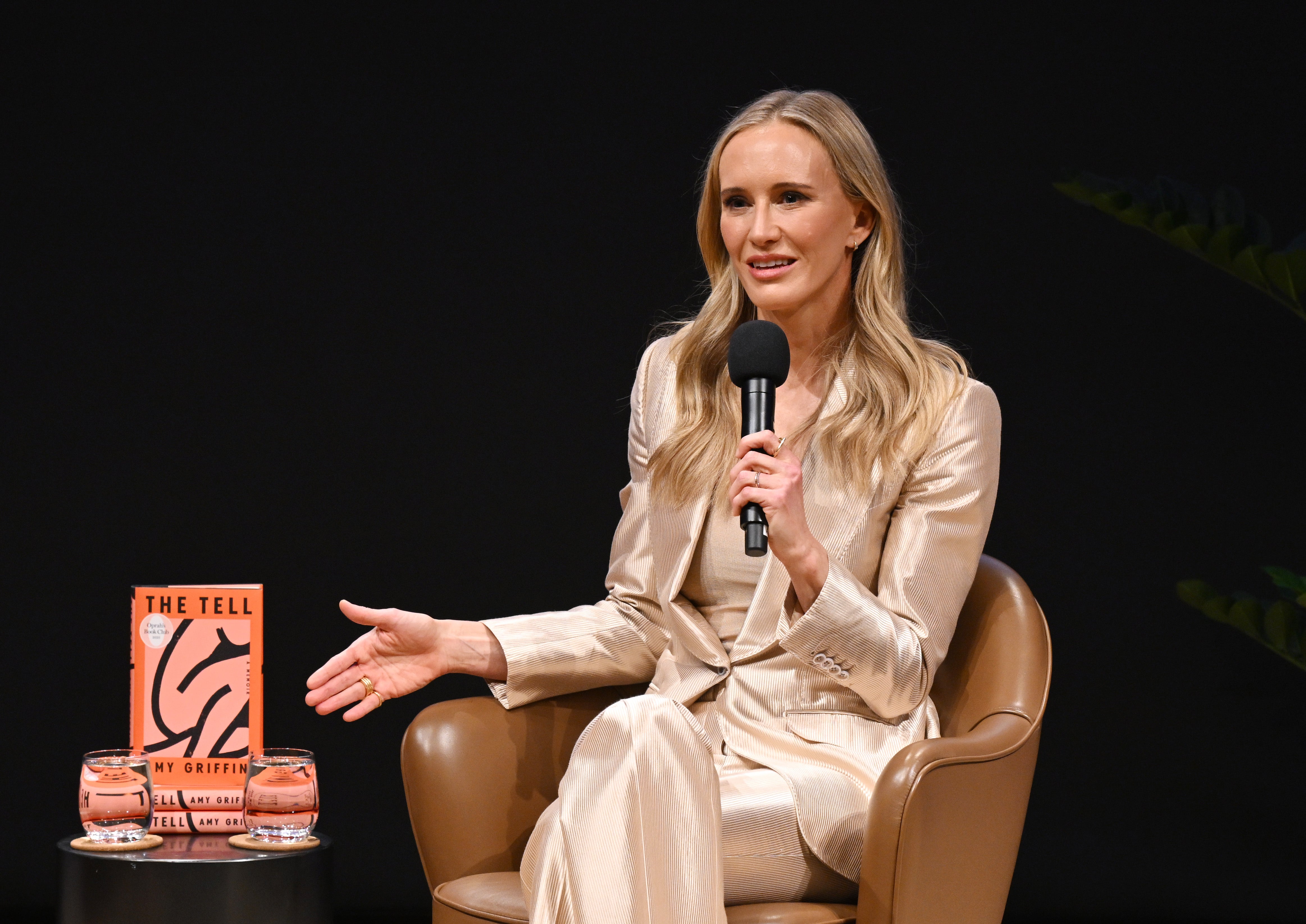 Amy Griffin promoting 'The Tell' in 2025 (Getty)