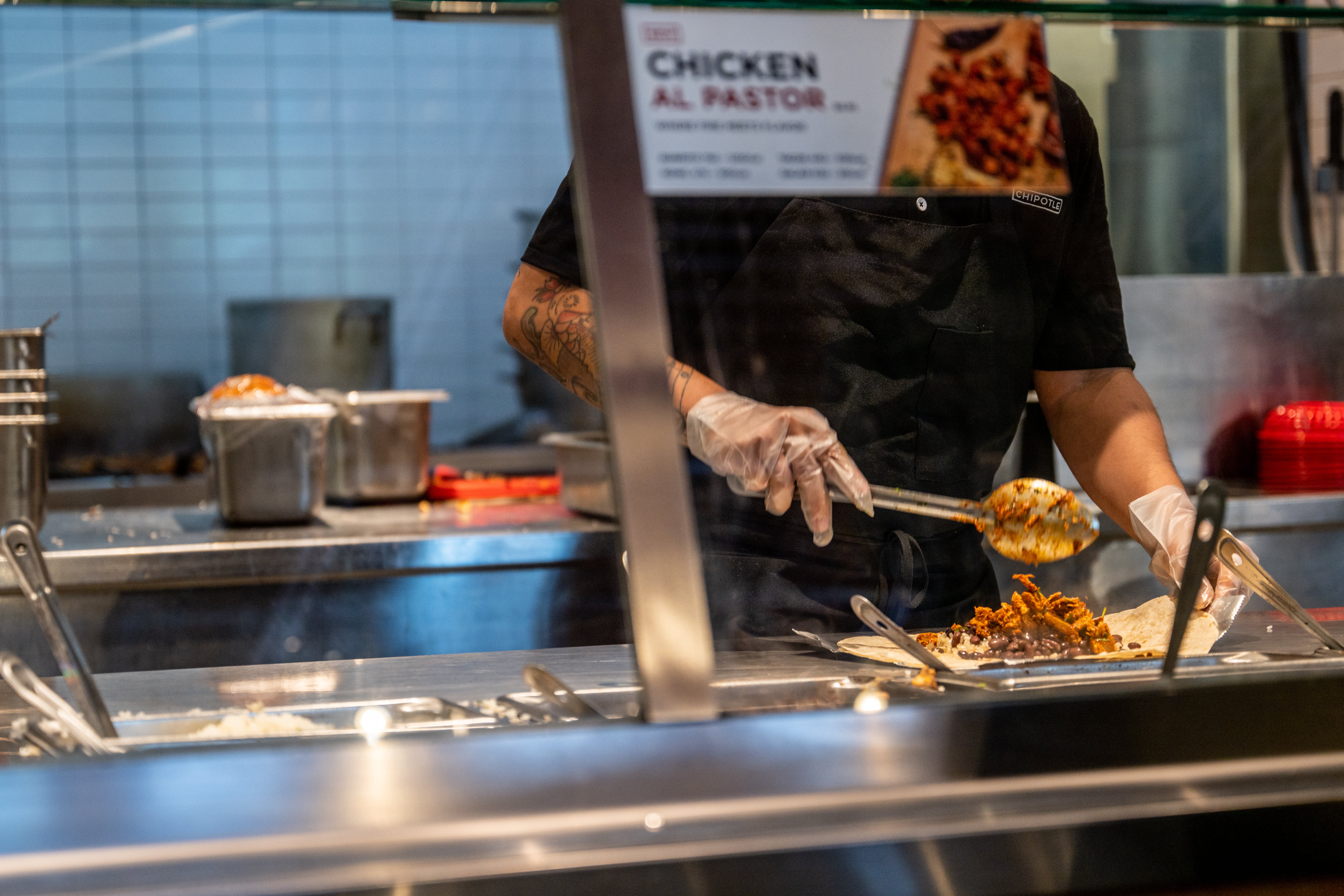 Chipotle is boosting menu innovation this year by increasing limited-time offerings to four annually, including recent returns like Chicken Al Pastor and Chipotle Honey Chicken (Getty)