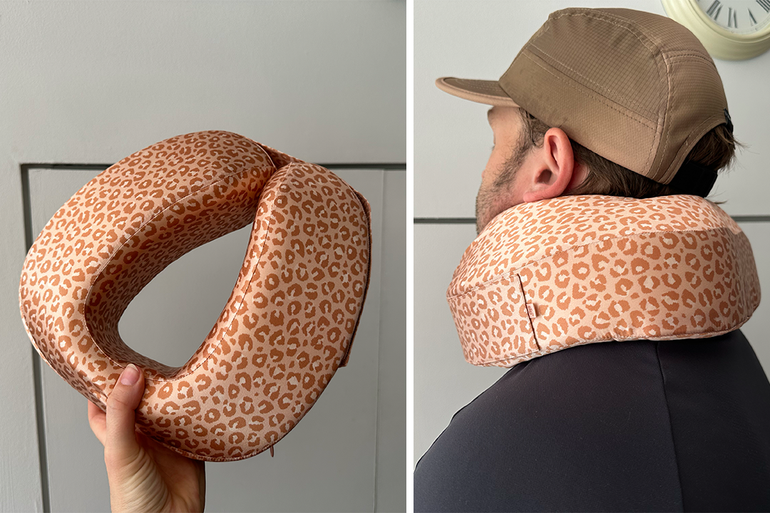 The pillow is comfortable and has good neck support (Alessia Armenise/The Independent)