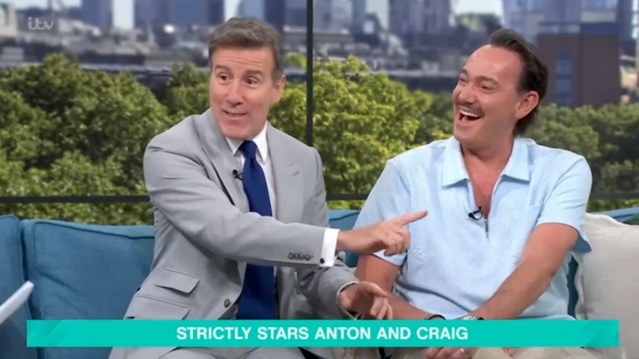 Revel Horwood, right, shares a podcast with Anton Du Beke, left
