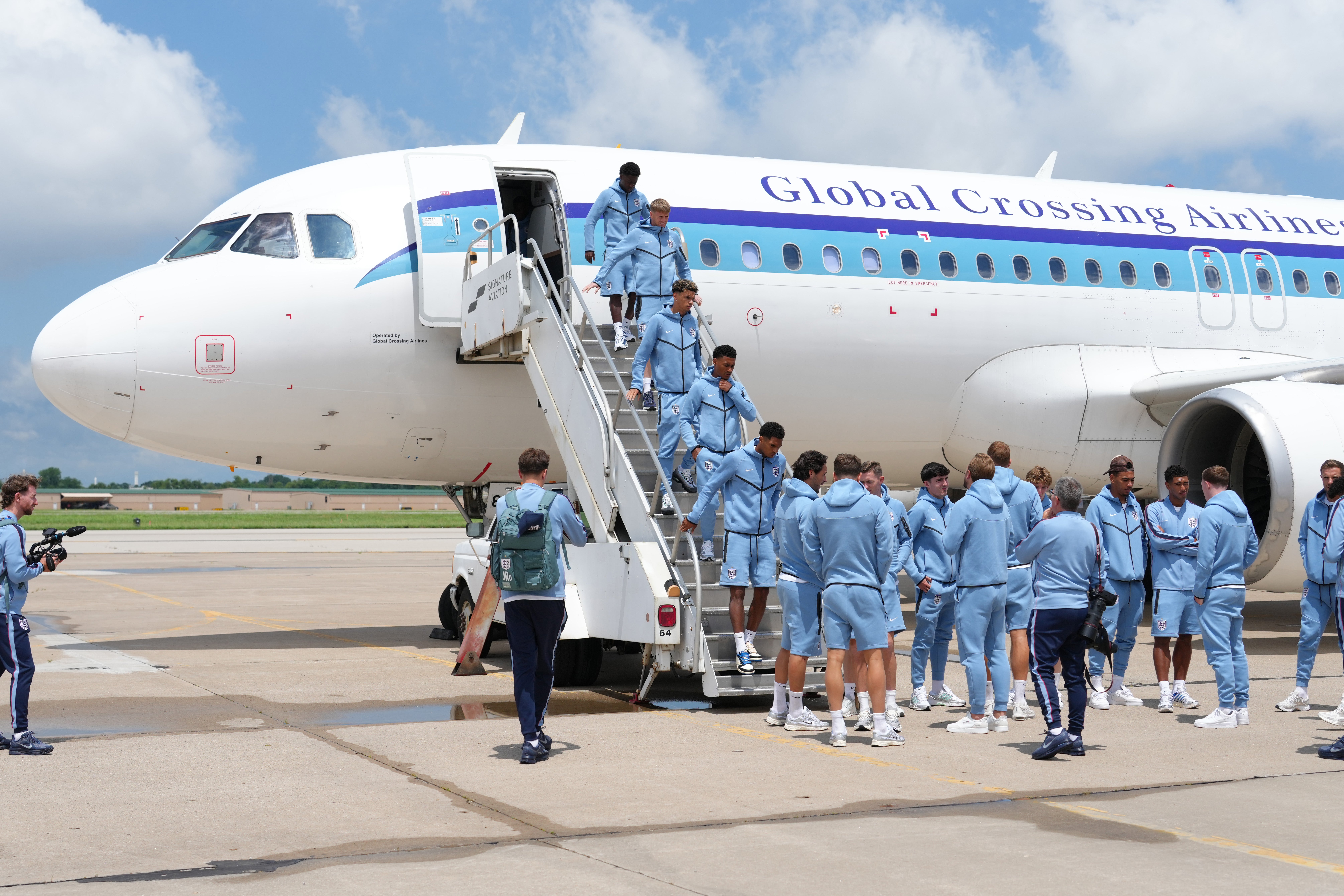 England&rsquo;s World Cup team hires plane used by Trump administration to deport migrants, report claims