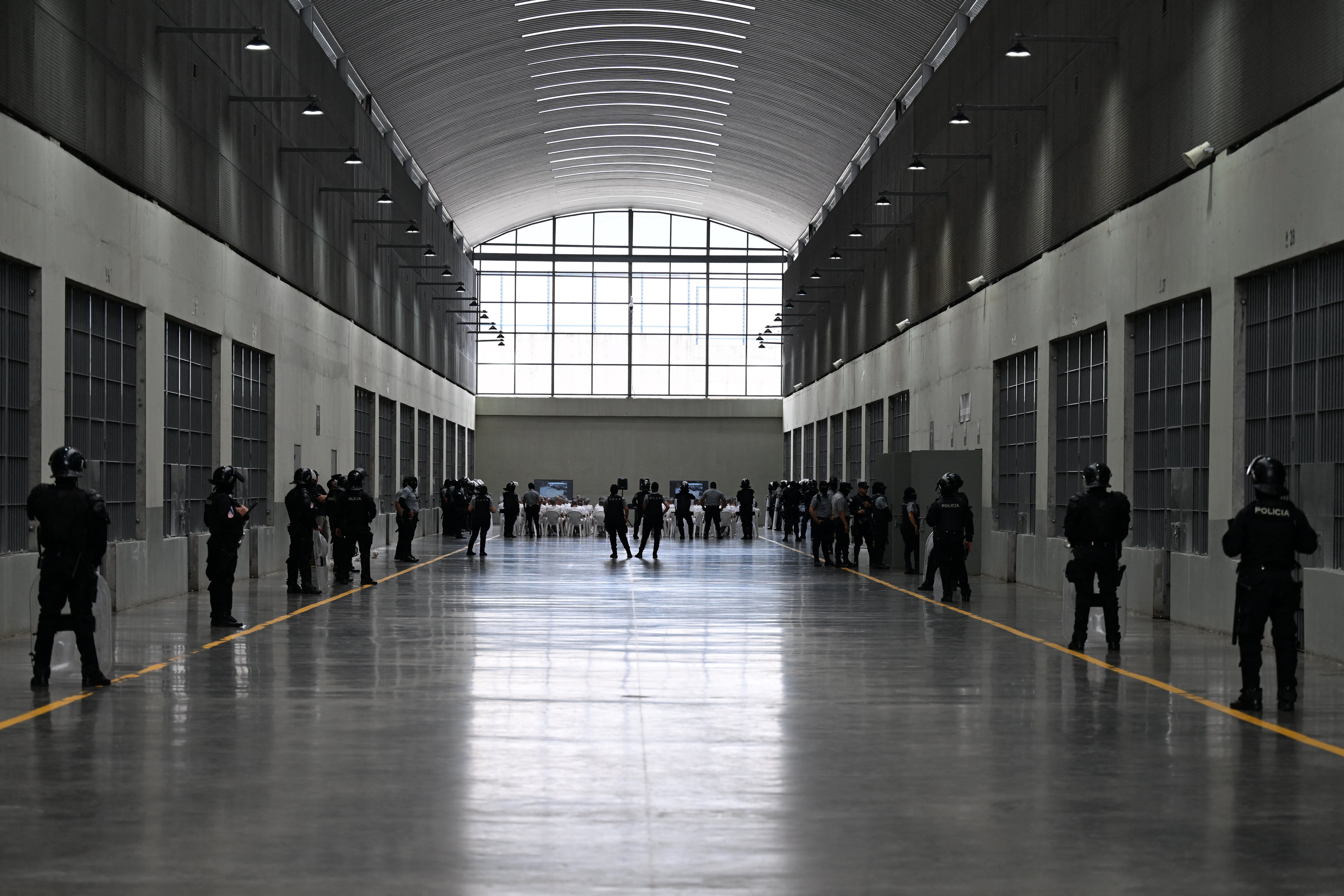 CECOT mega prison in El Salvador (AFP/Getty)