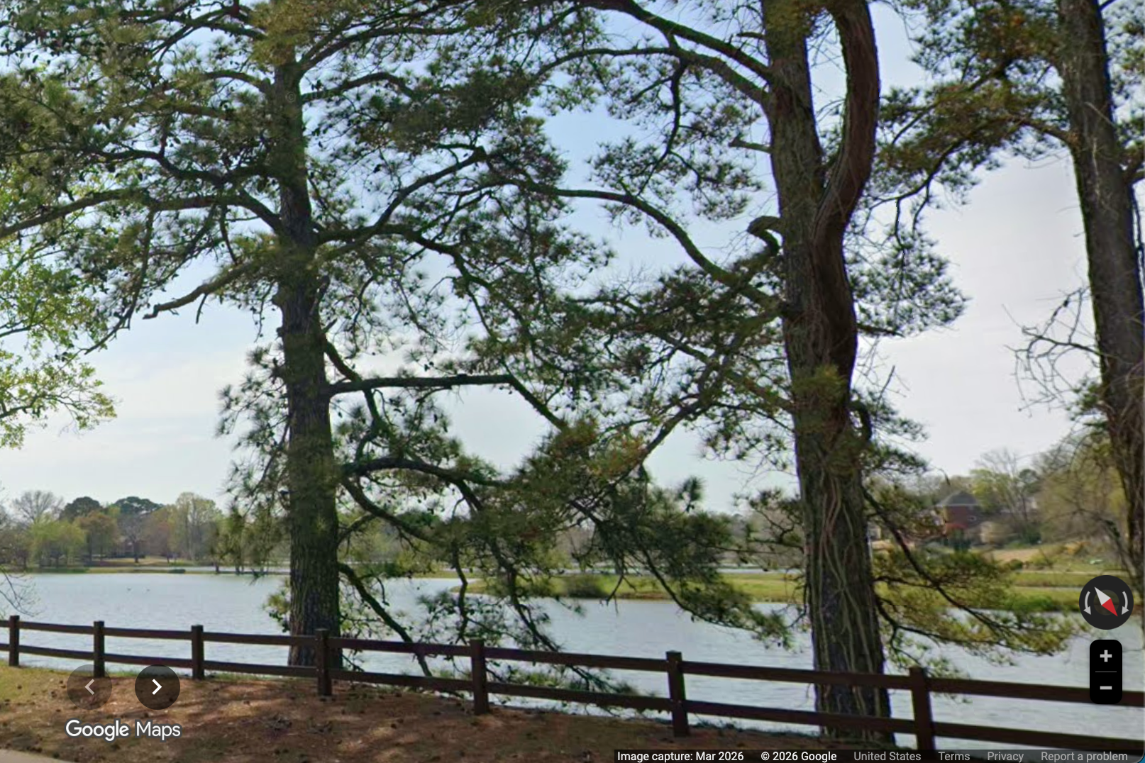 Lady Ann Lake in Huntsville, Alabama. The Edgewater Homeowners Association, which borders the lake, voted to kill the geese living at the lake. Some residents have pushed back against the decision, urging the HOA board to consider conservation-minded options for dealing with the birds (Google Maps)