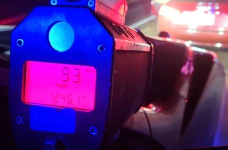 Another driver was arrested after going 93 mph in a 50 mph zone on his way to church, police said