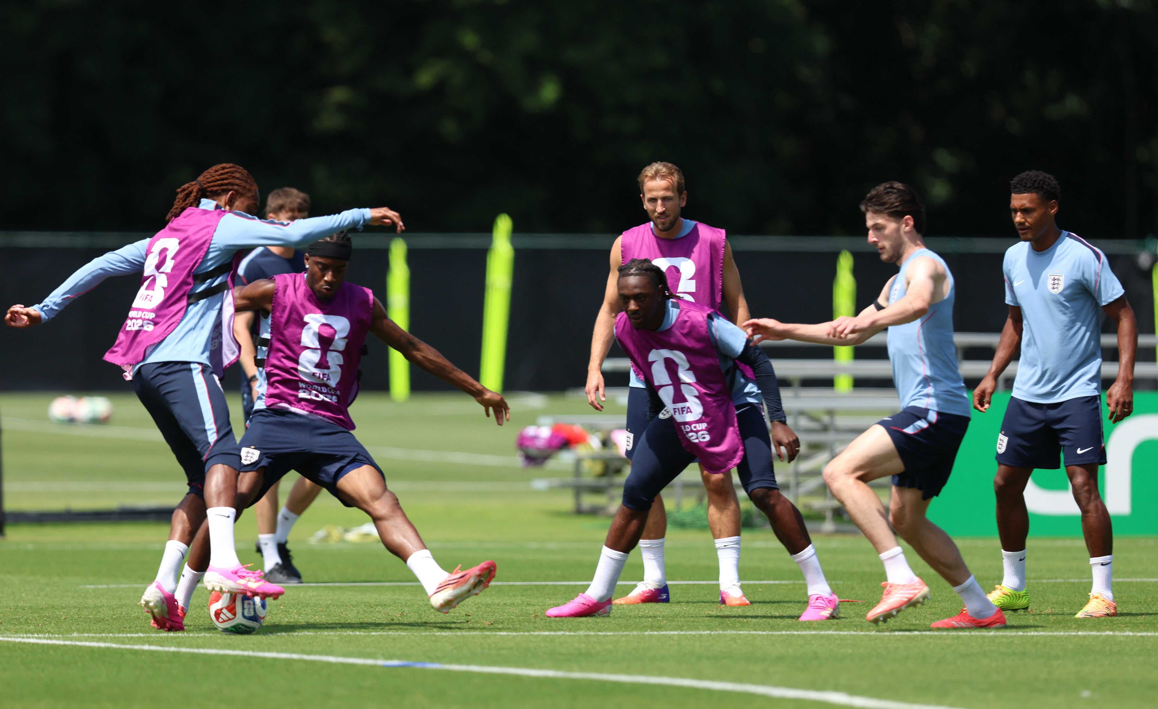 England have settled into their World Cup base in Kansas as anticipation grows for the start of their tournament