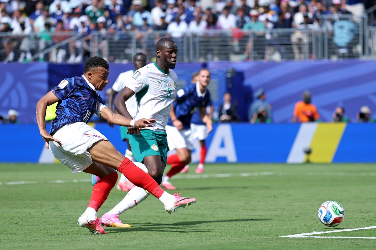 France vs Senegal LIVE: Kylian Mbappe opens scoring minutes after Les Bleus controversially denied penalty