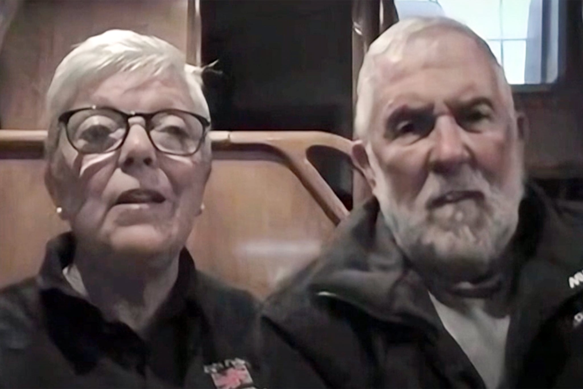 Jane Kelvey, 68, and her husband Alan, 70, were on their 40ft yacht travelling from the south coast of England towards France (BBC)