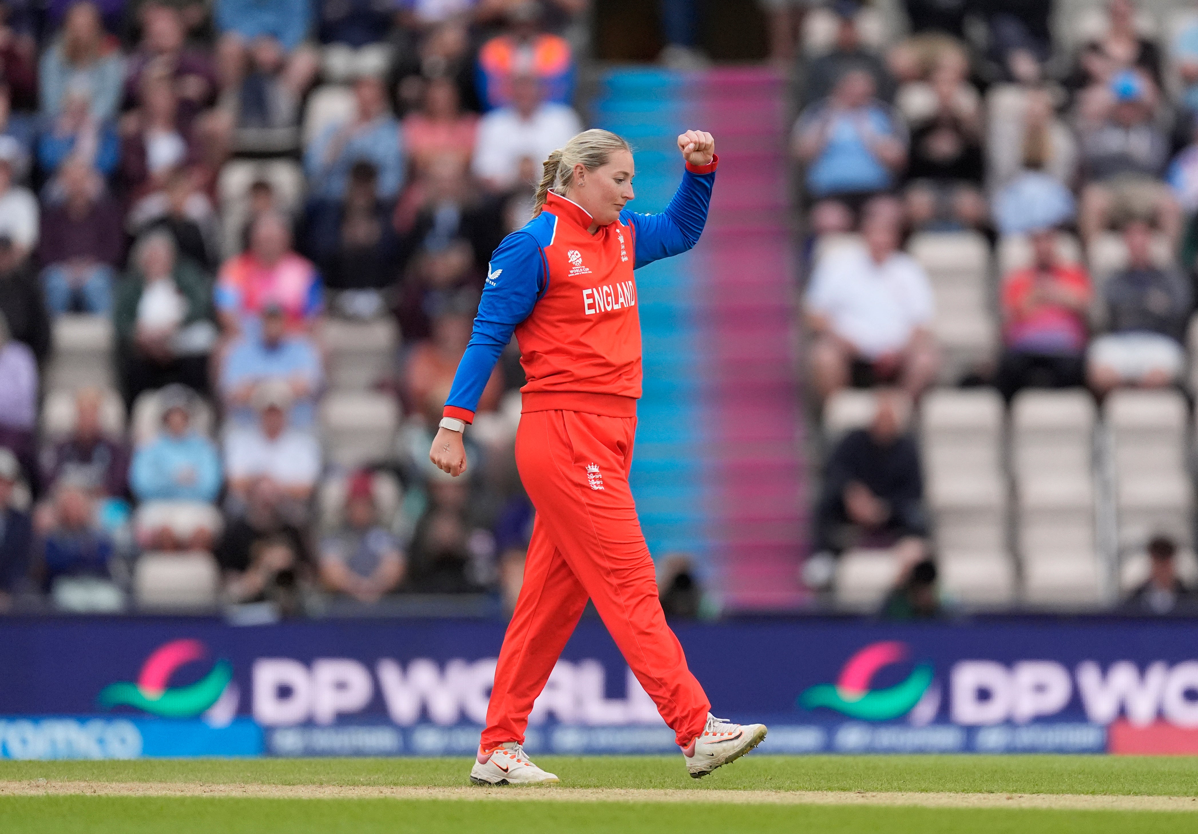 Sophie Ecclestone took three wickets as Ireland were restricted to 118-9