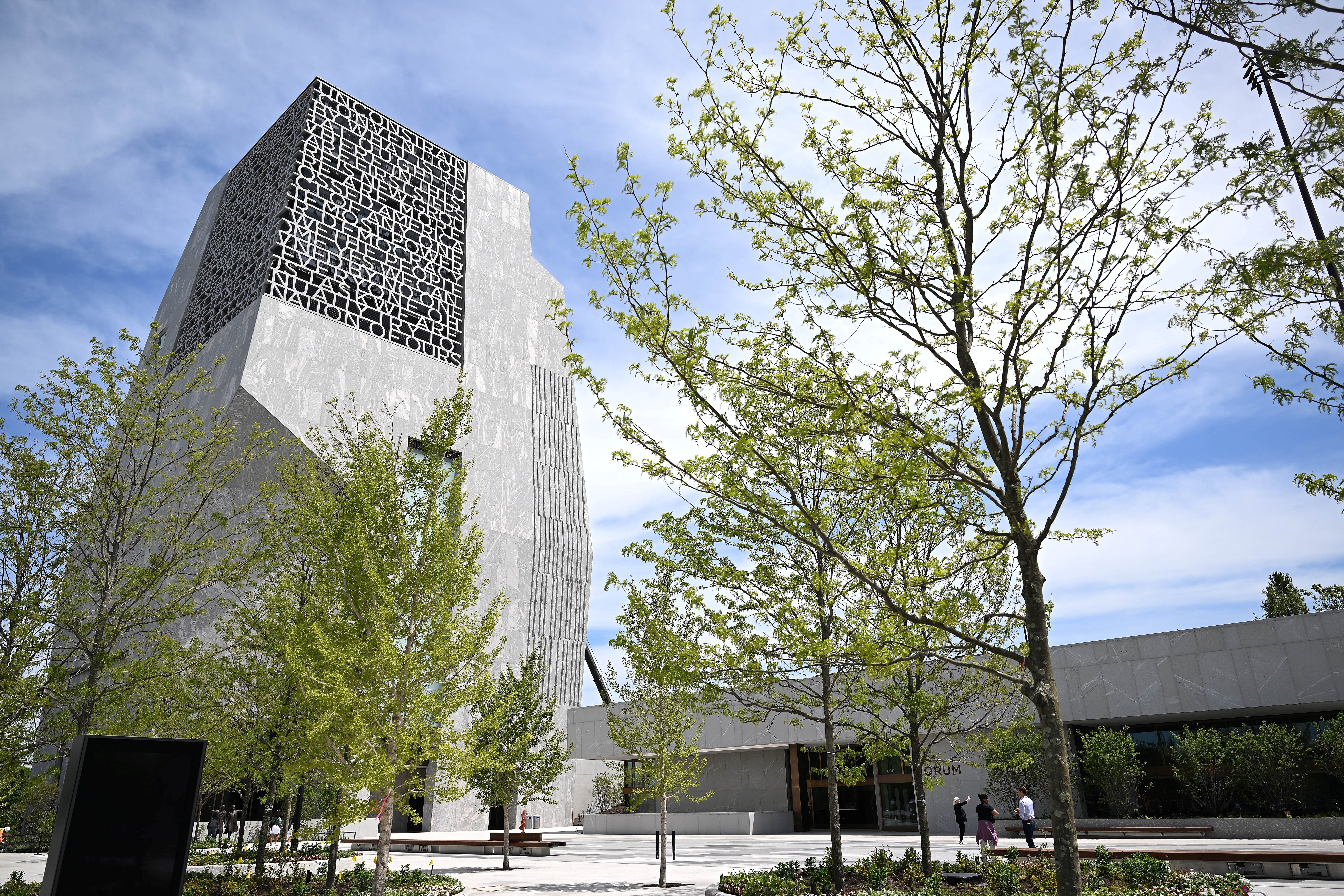 The Obama Presidential Center pictured during a media preview day ahead of its June 19 opening (Reuters)