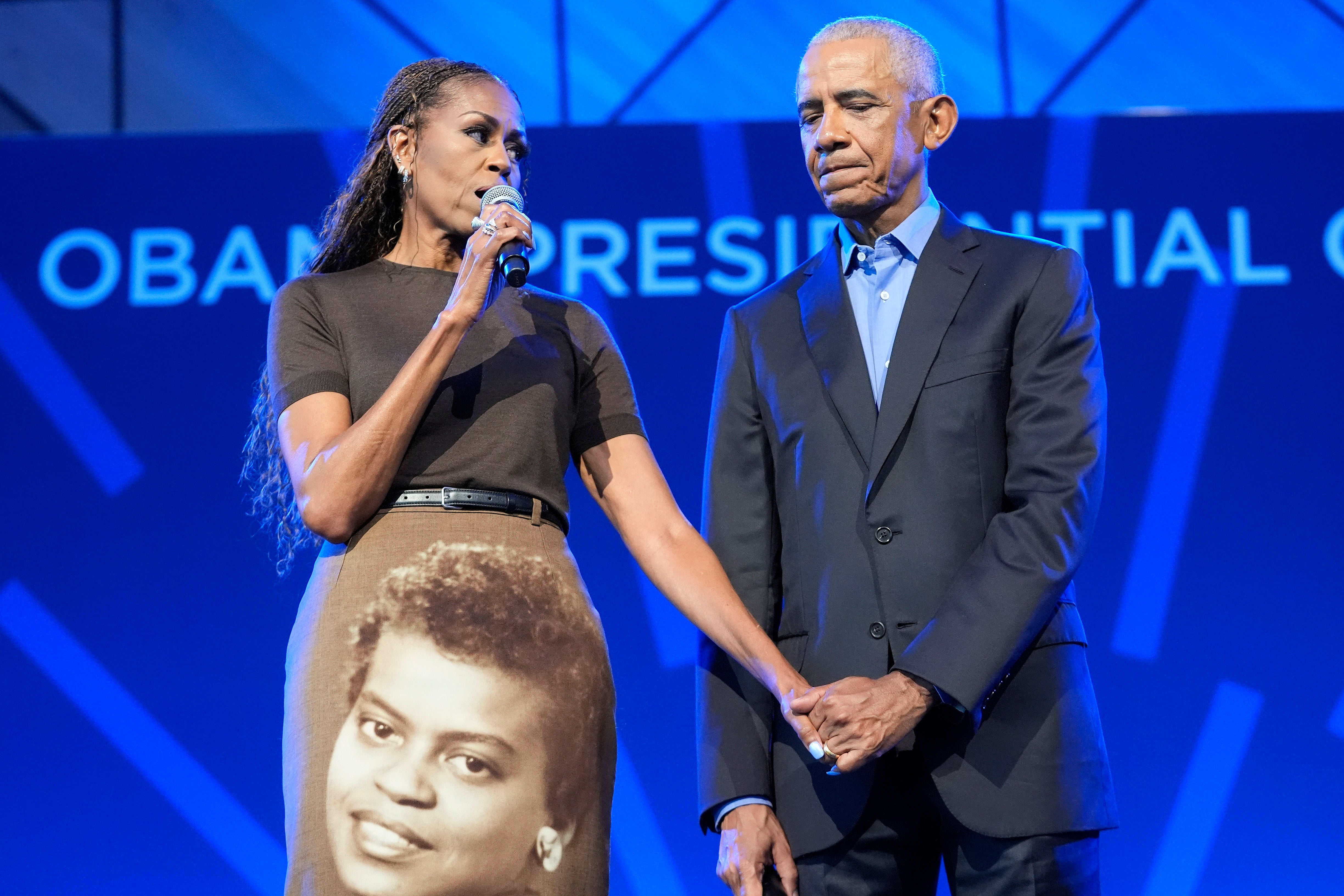 Michelle said her mother ‘was so proud of her son-in-law’ (Getty)