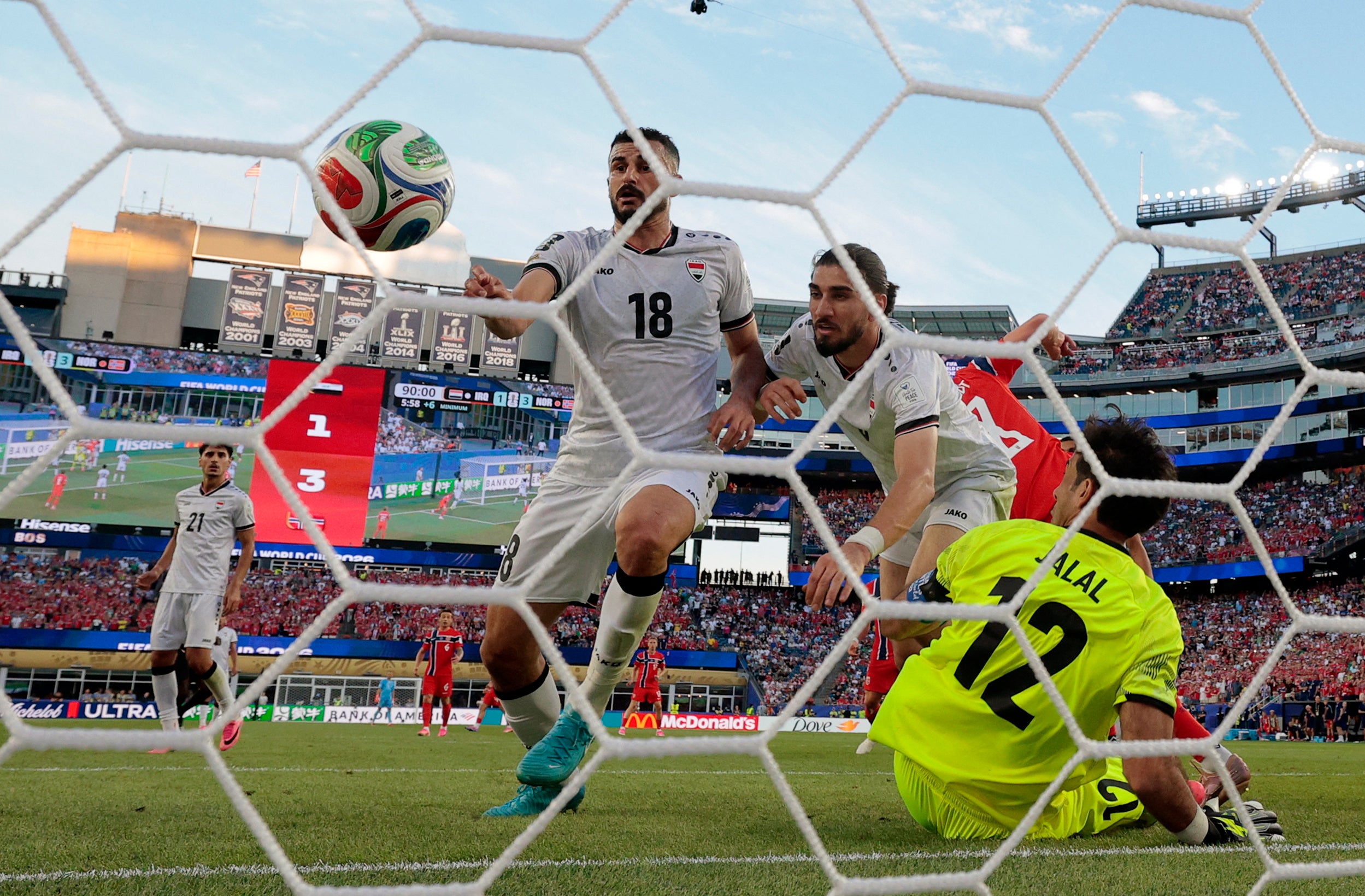 Hussein was then unfortunate to score at the other end in the final moments of extra time