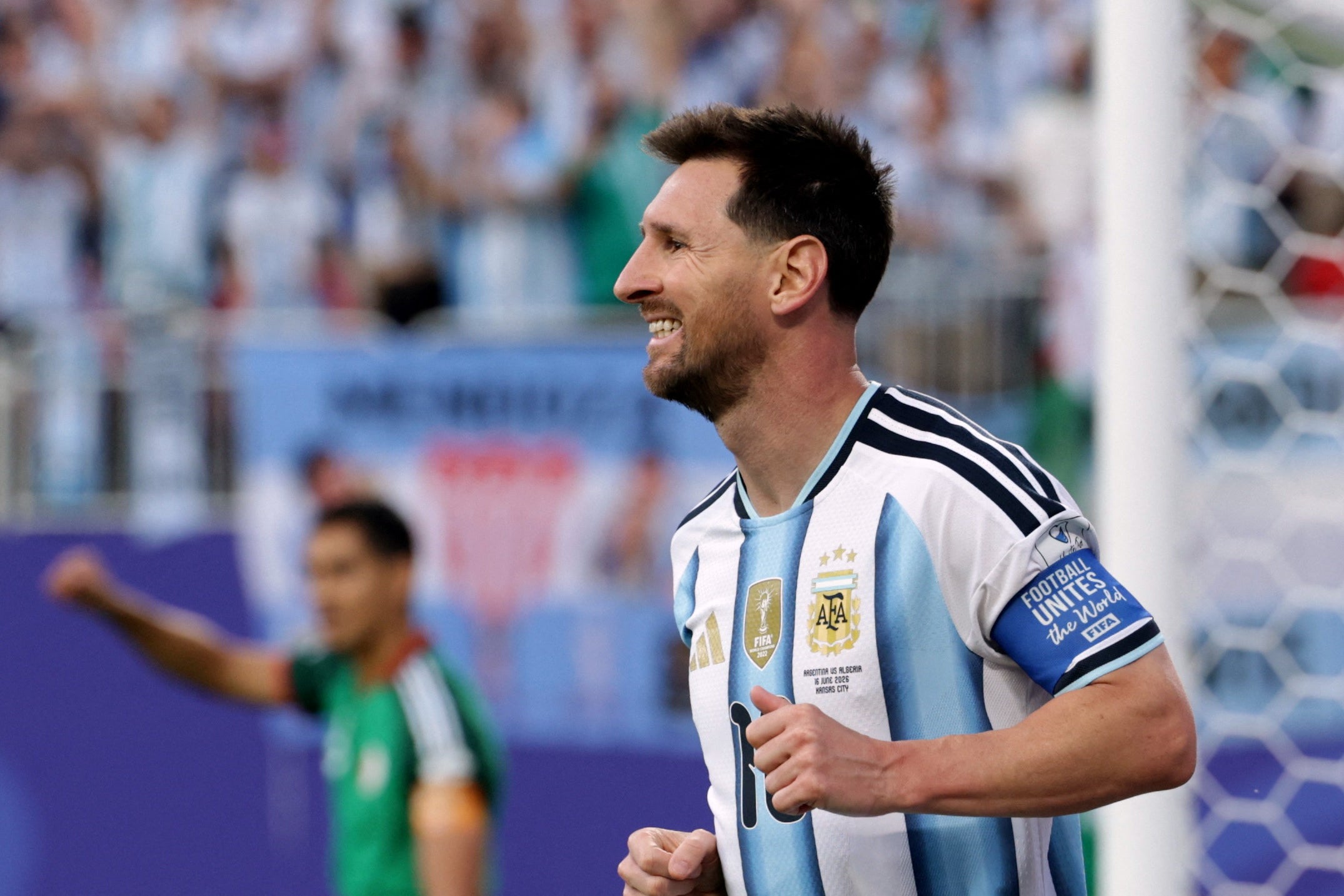 Lionel Messi escaped punishment for a similar challenge against Algeria (Reuters)