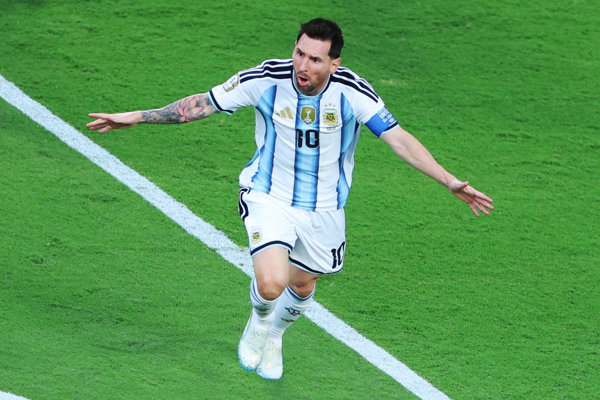 Argentina vs Algeria LIVE: Lionel Messi nets stunning goal to open scoring in Kansas