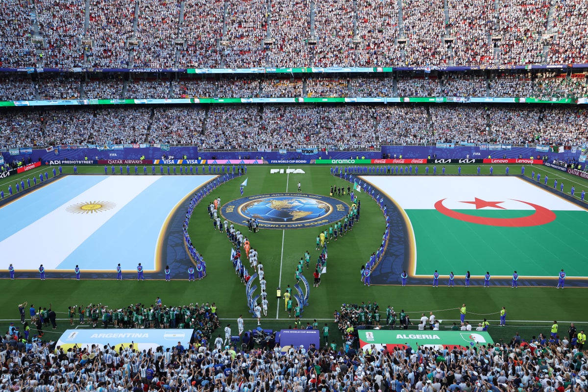 Argentina vs Algeria LIVE: Lionel Messi starts as reigning champions get World Cup campaign underway