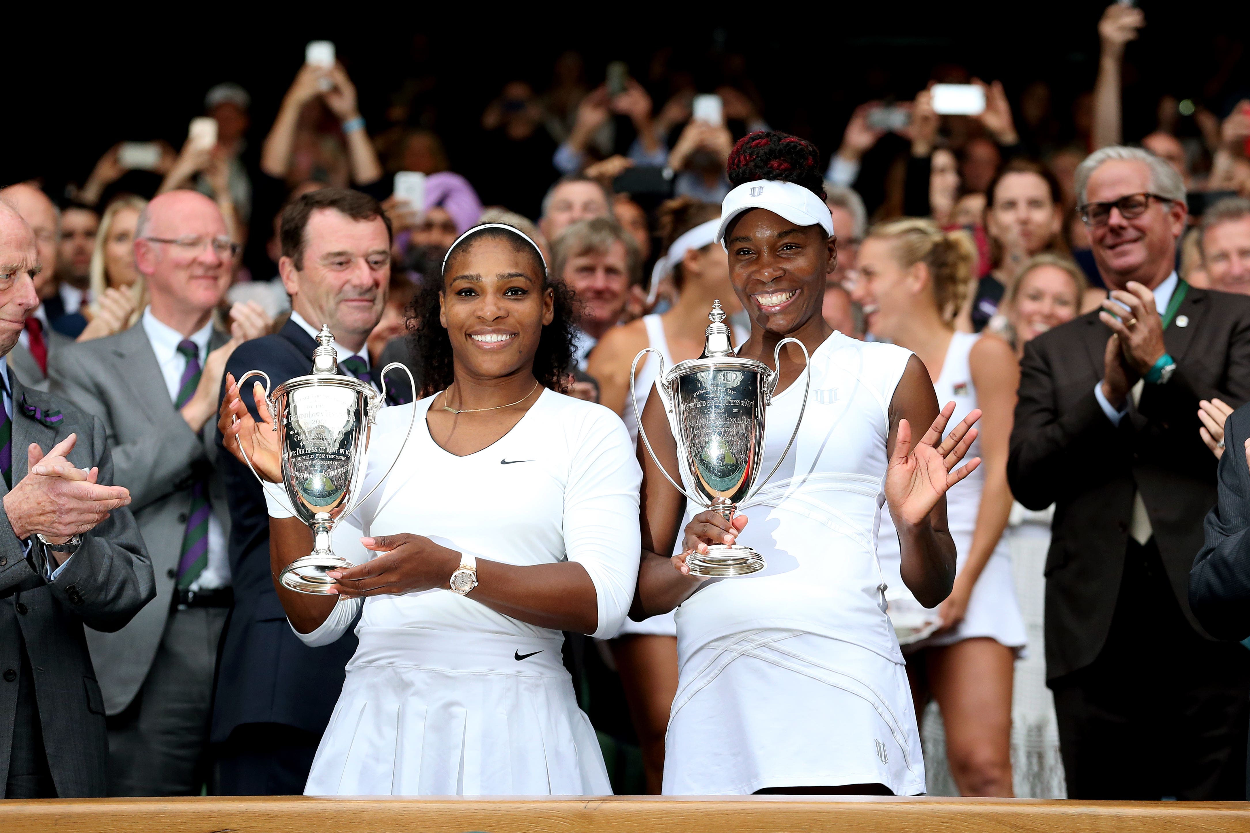 Serena was already confirmed as a doubles wildcard alongside sister Venus Williams