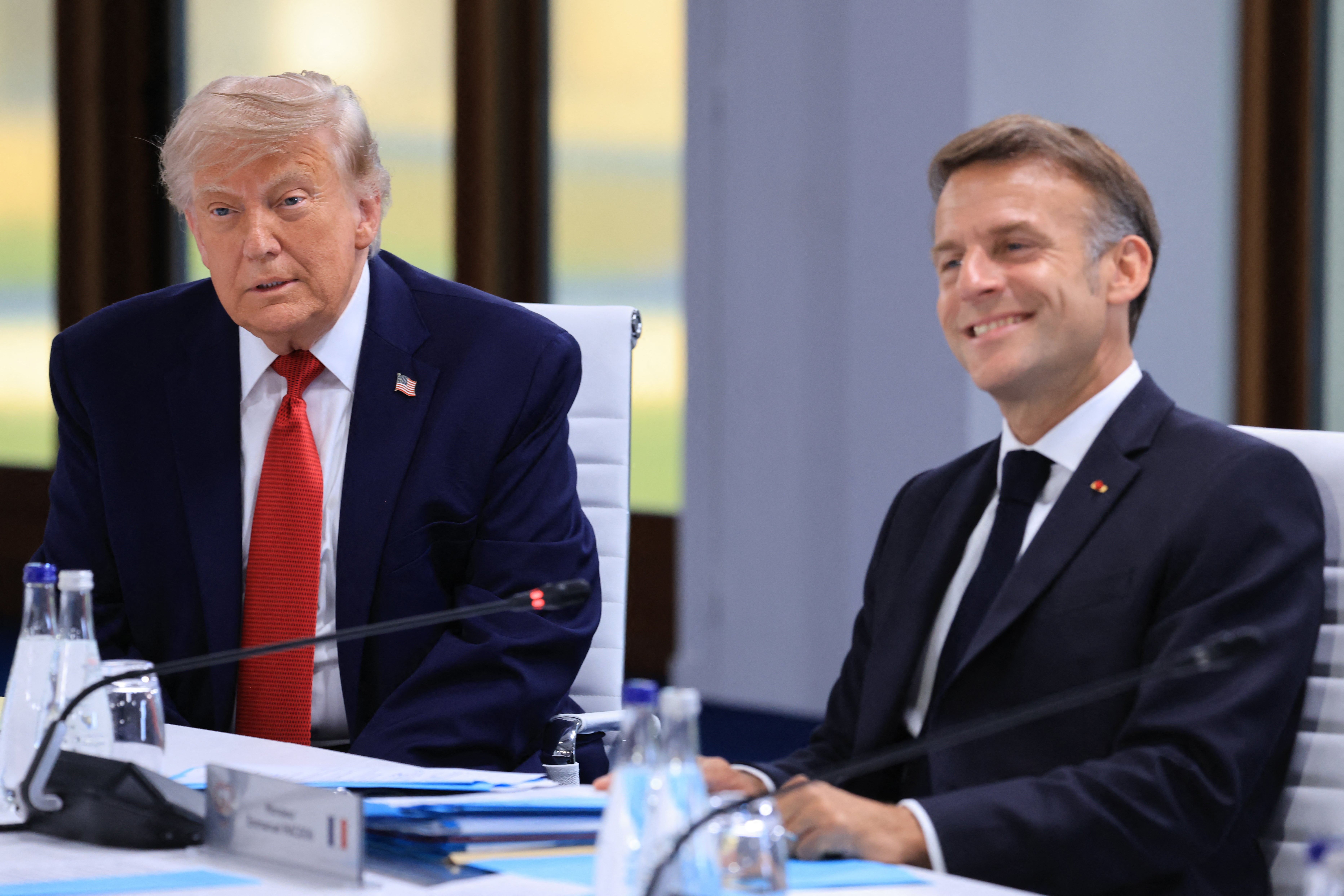 Trump made his decree around same time he was meeting with G7 leaders in France (AFP/Getty)