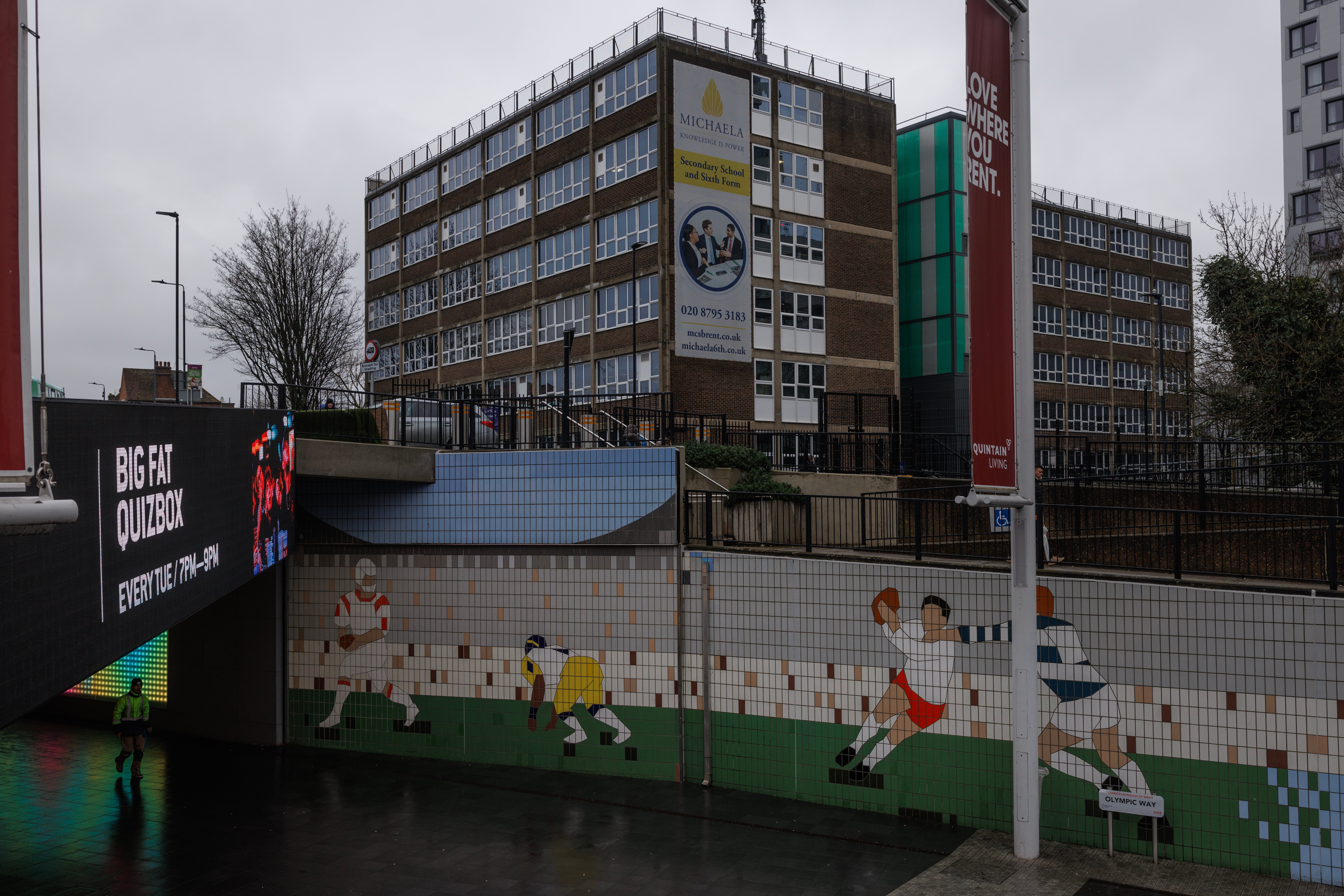 A general view of Michaela Community School