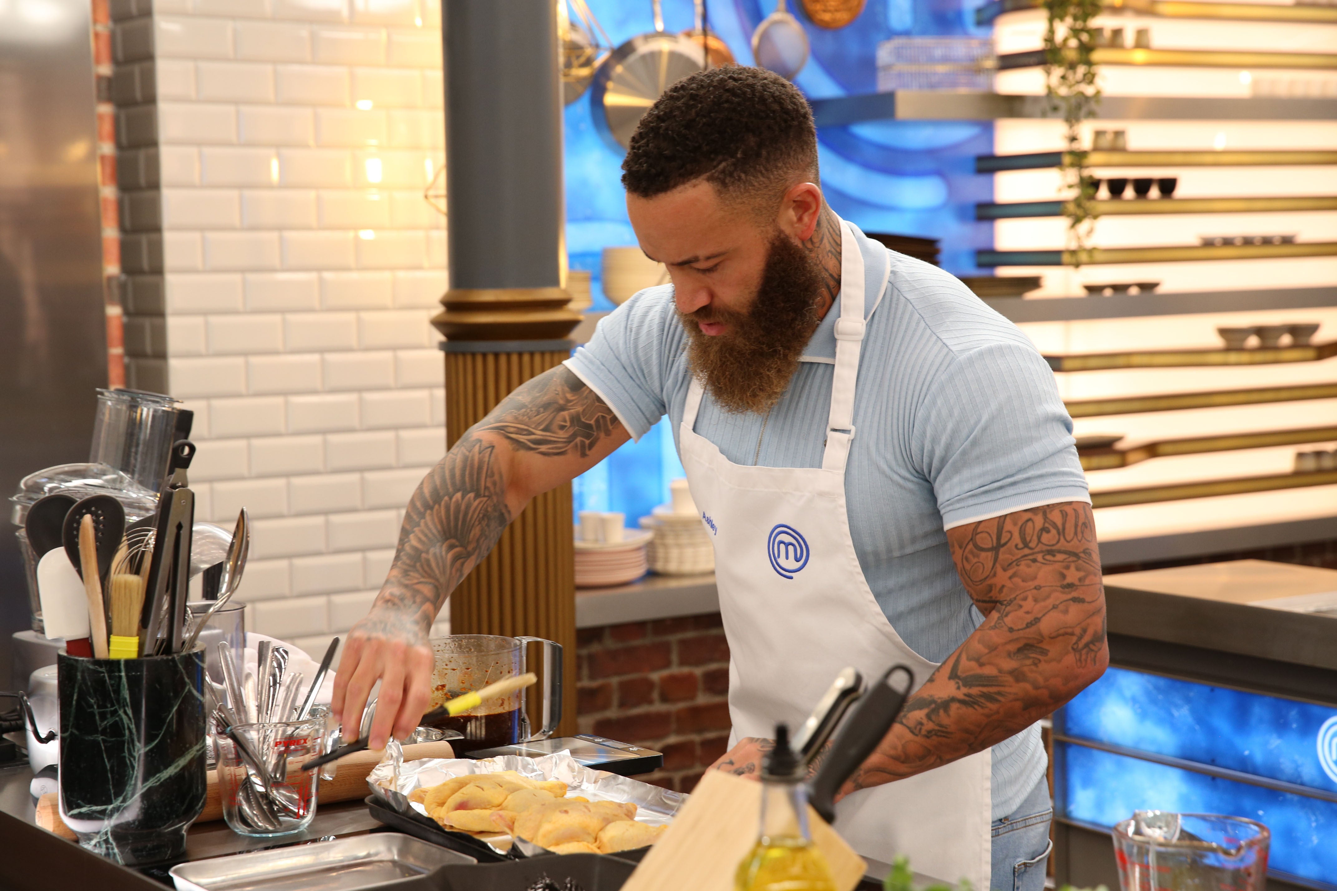 Cain competed on 'Celebrity Masterchef' last year