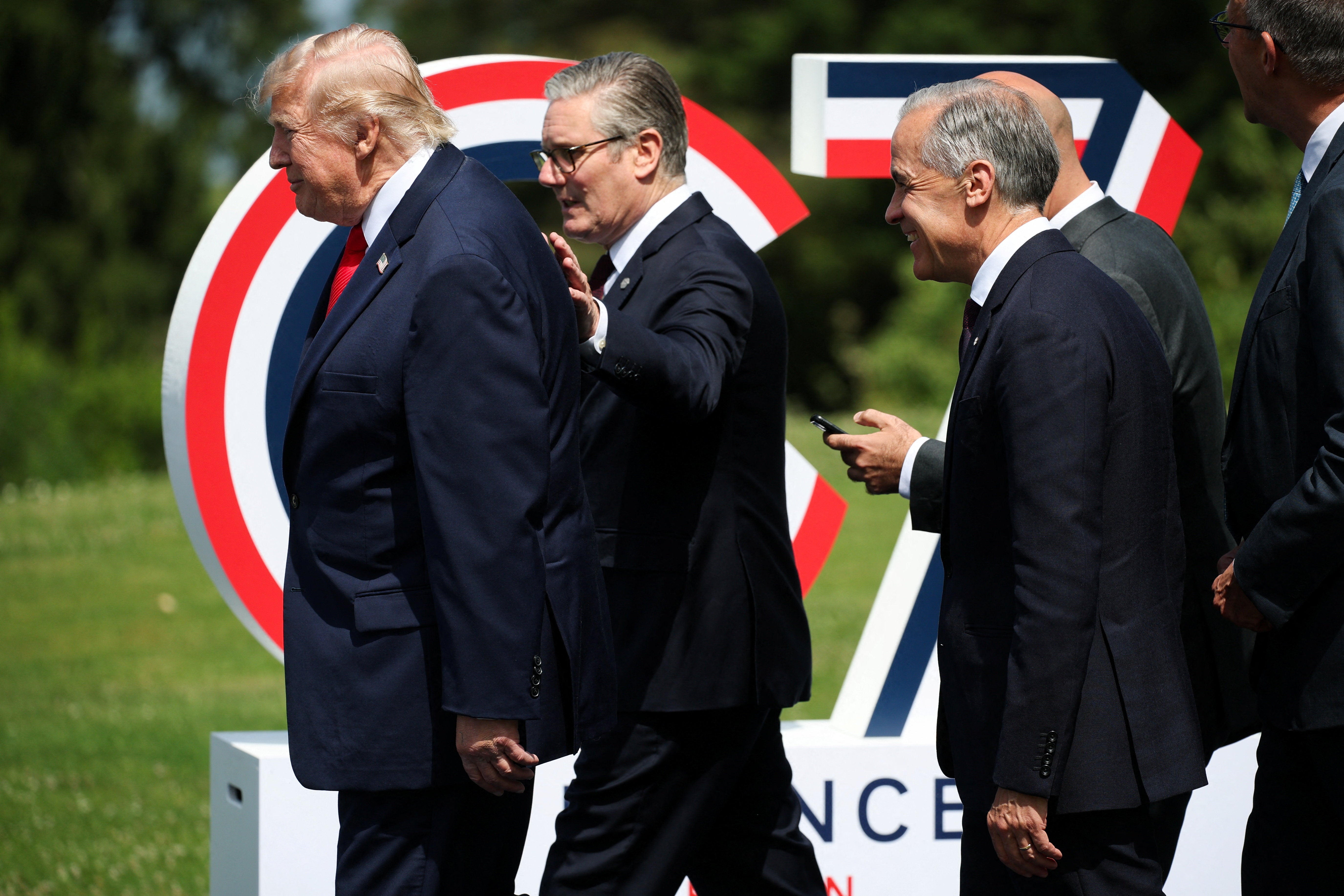 G7 leaders in France have called for a follow-up deal with Iran (Isabel Infantes/PA) (PA Wire)