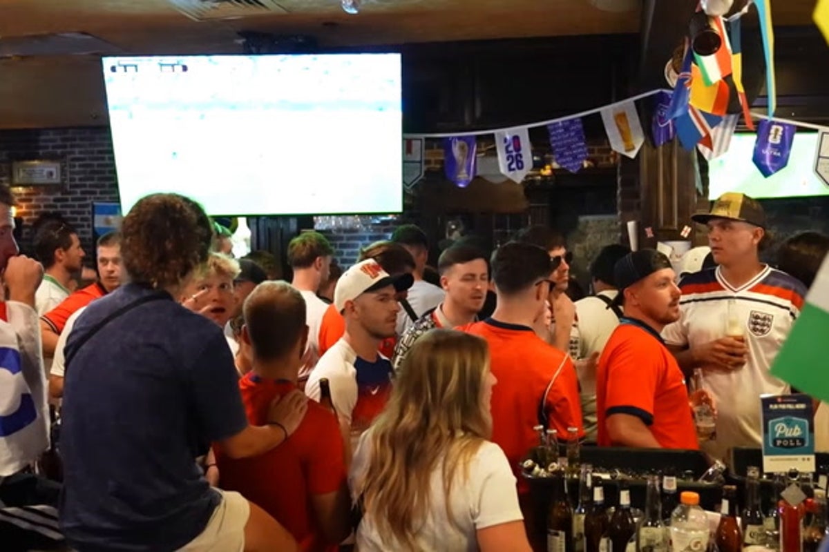 England fans take over Dallas pub ahead of World Cup opener