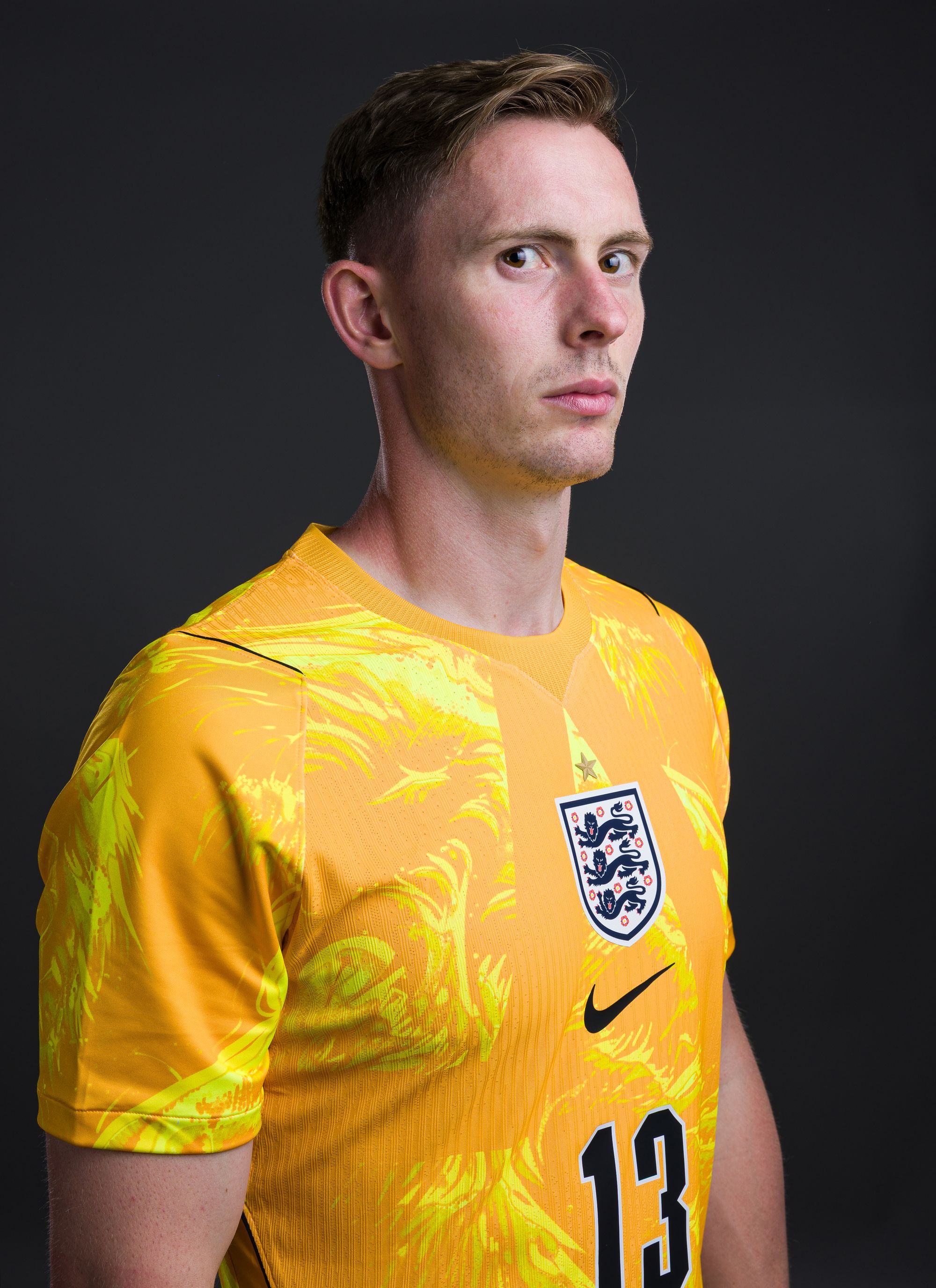 Back-up goalkeeper Dean Henderson poses with a slightly disquieting look (Fifa/Getty)