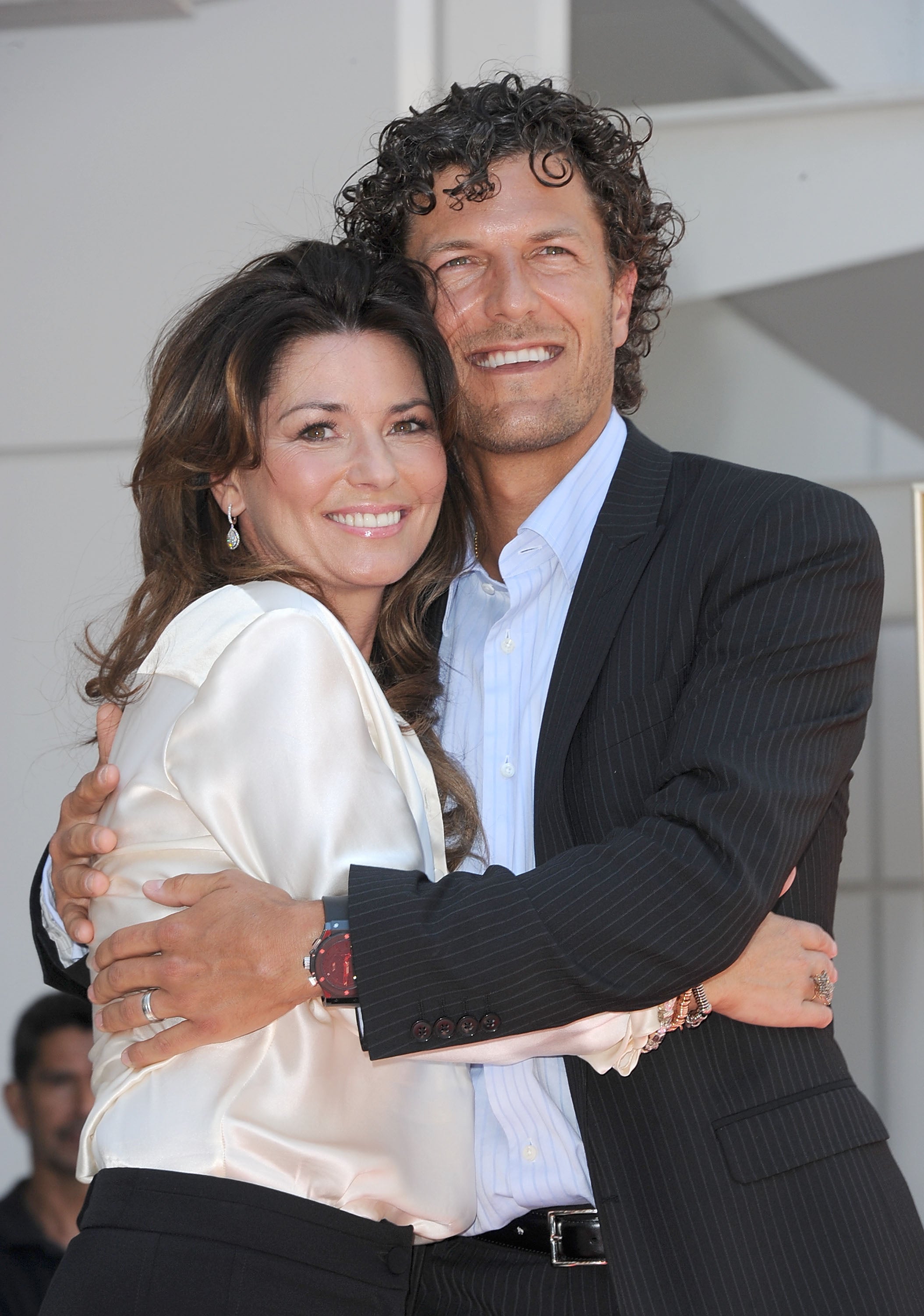 Singer Shania Twain and her husband Frédéric Thiébaud, pictured in 2011