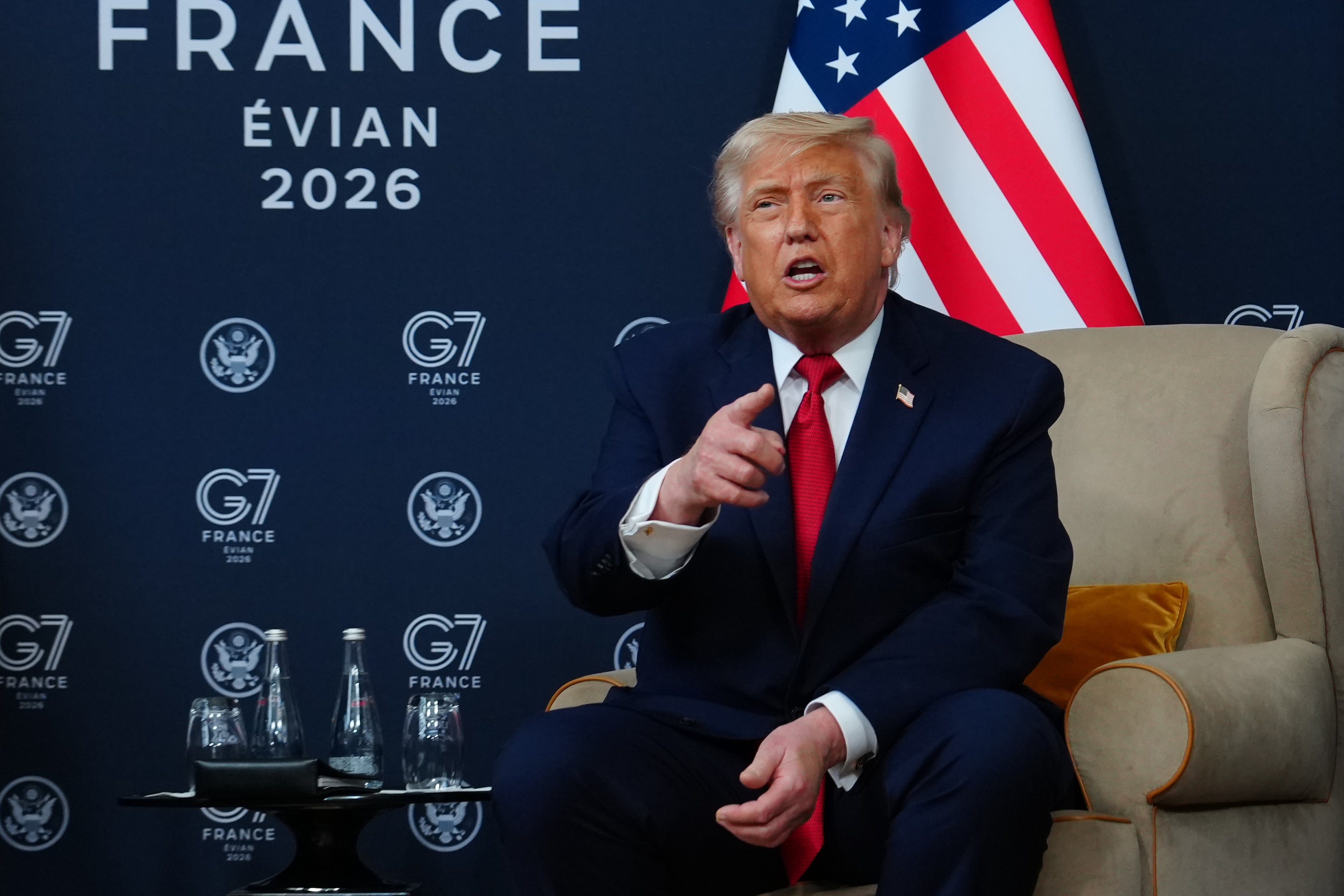 President Donald Trump criticized senators in both parties as he canceled the confirmation process for his nominee to lead the Office of the Director of National Intelligence