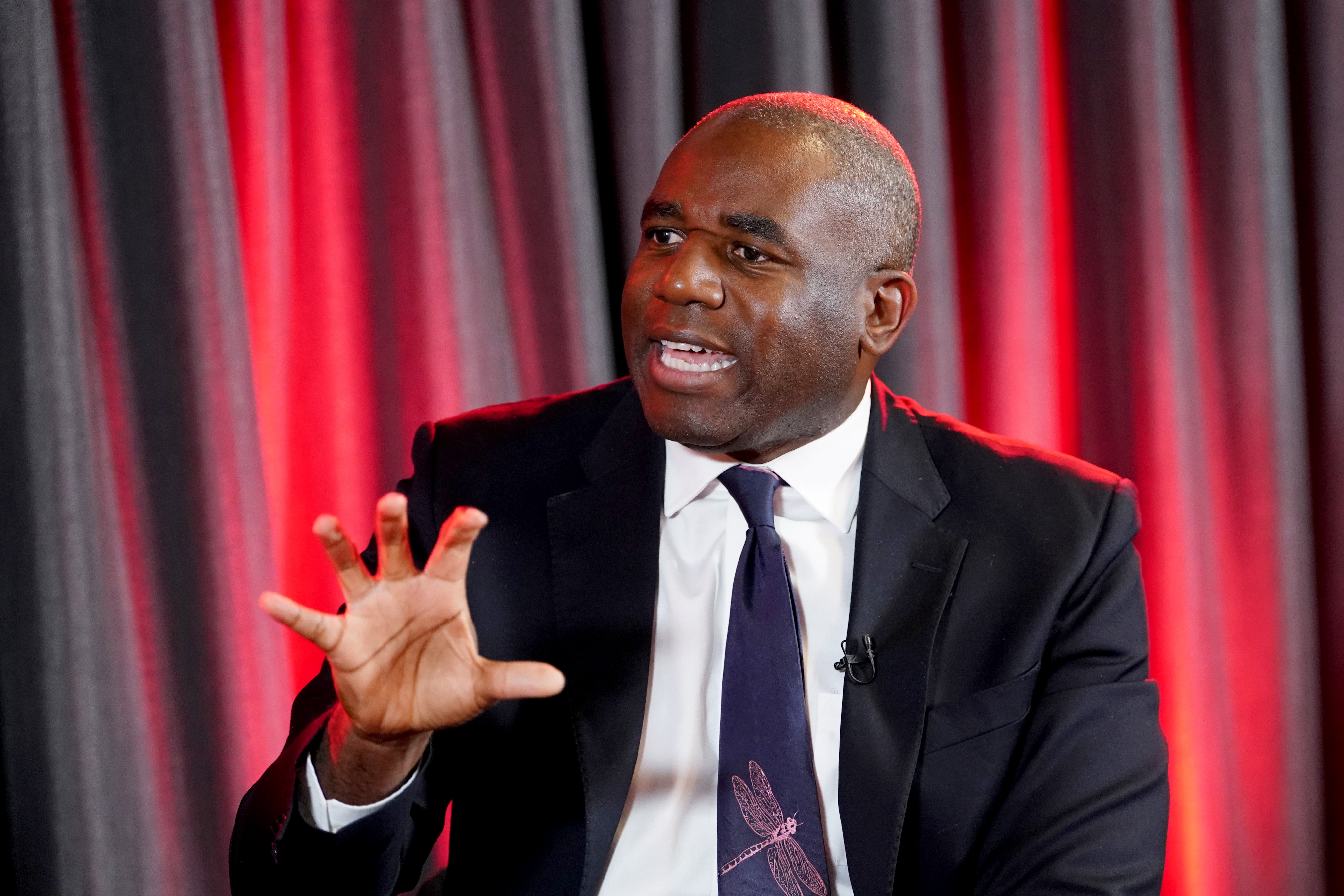 David Lammy said there are ‘over 100,000 jobs in Scotland supported by clean power’ (PA)