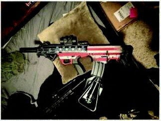 The alleged attackers allegedly amassed firearms, ammunition and tactical gear in preparation for an assault on the White House grounds (Department of Justice)