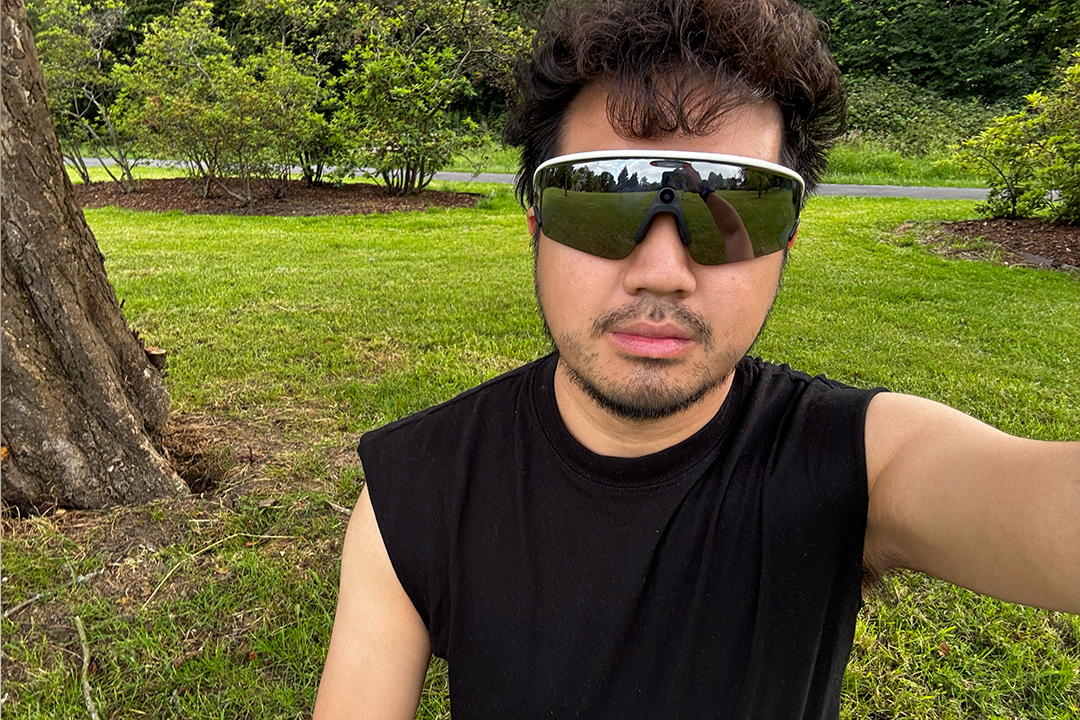 They fit most securely out of the smart glasses I’ve tried (Alex Lee/The Independent)