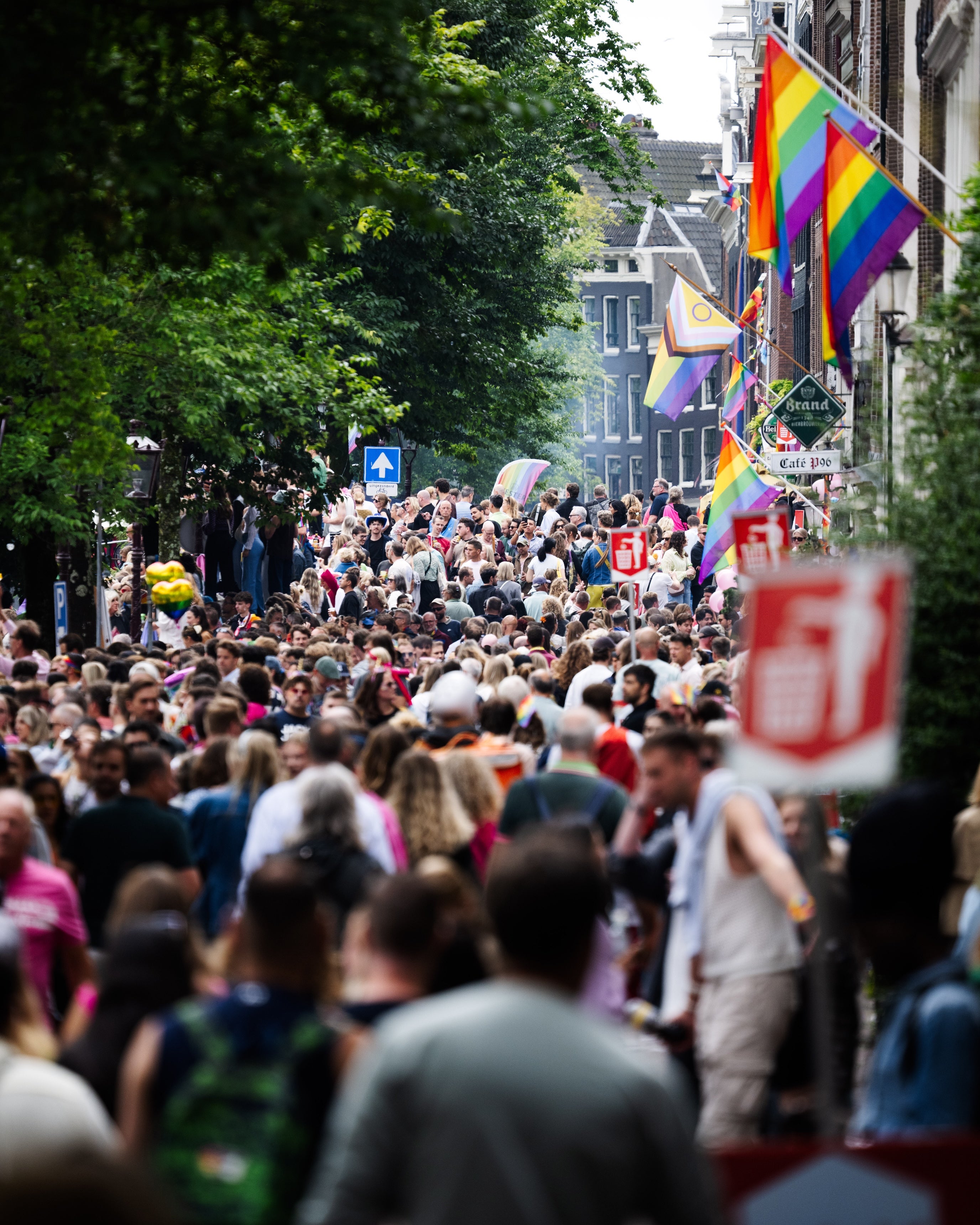 The residents of Amsterdam turn every street into a party during Pride