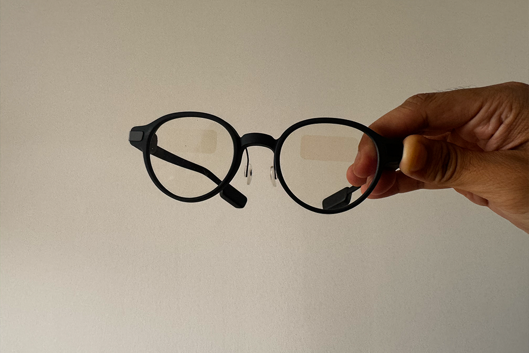 Unlike the Meta glasses, they don't feature a camera (Alex Lee/The Independent)