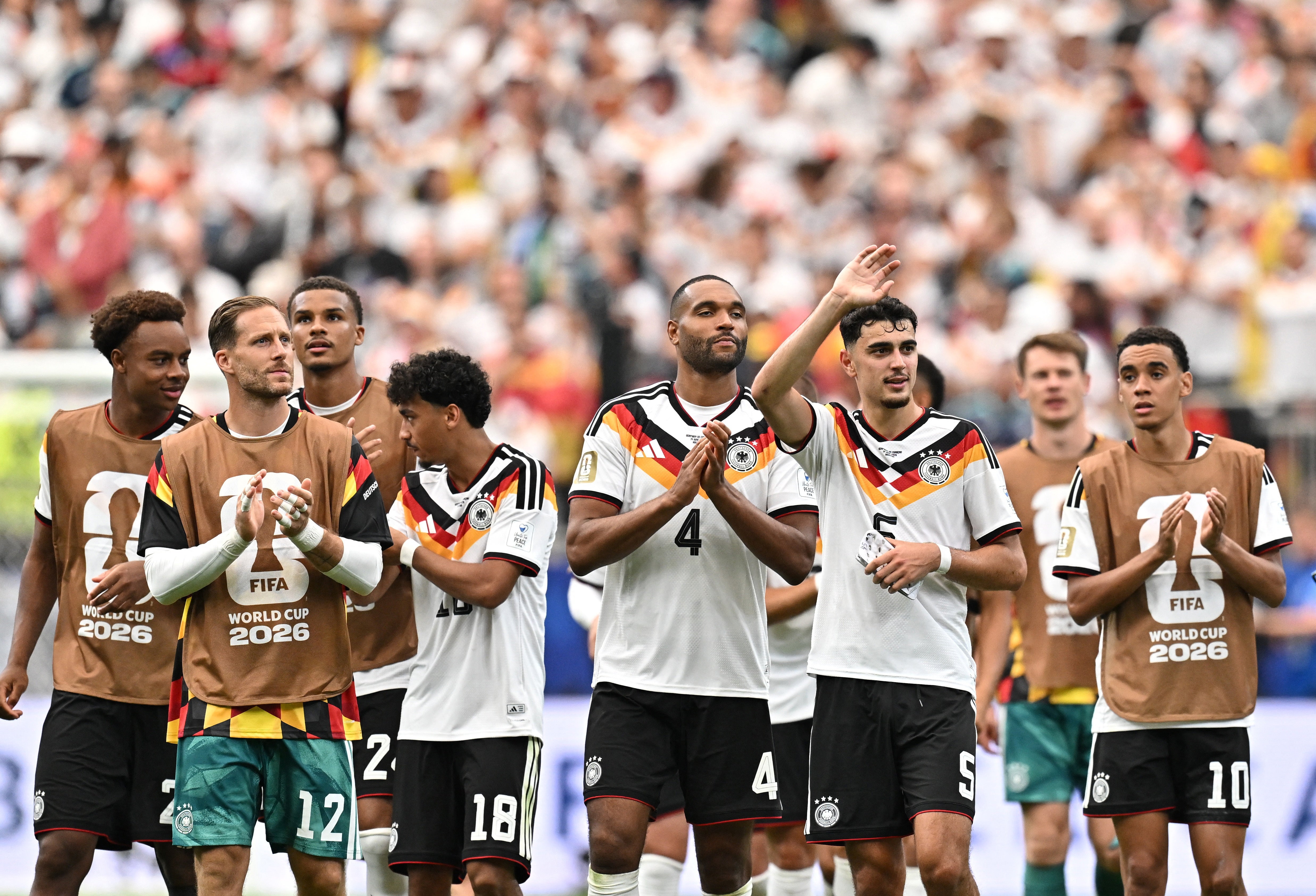 Germany thrashed Curacao after enduring a brief fright against the Caribbean minnow