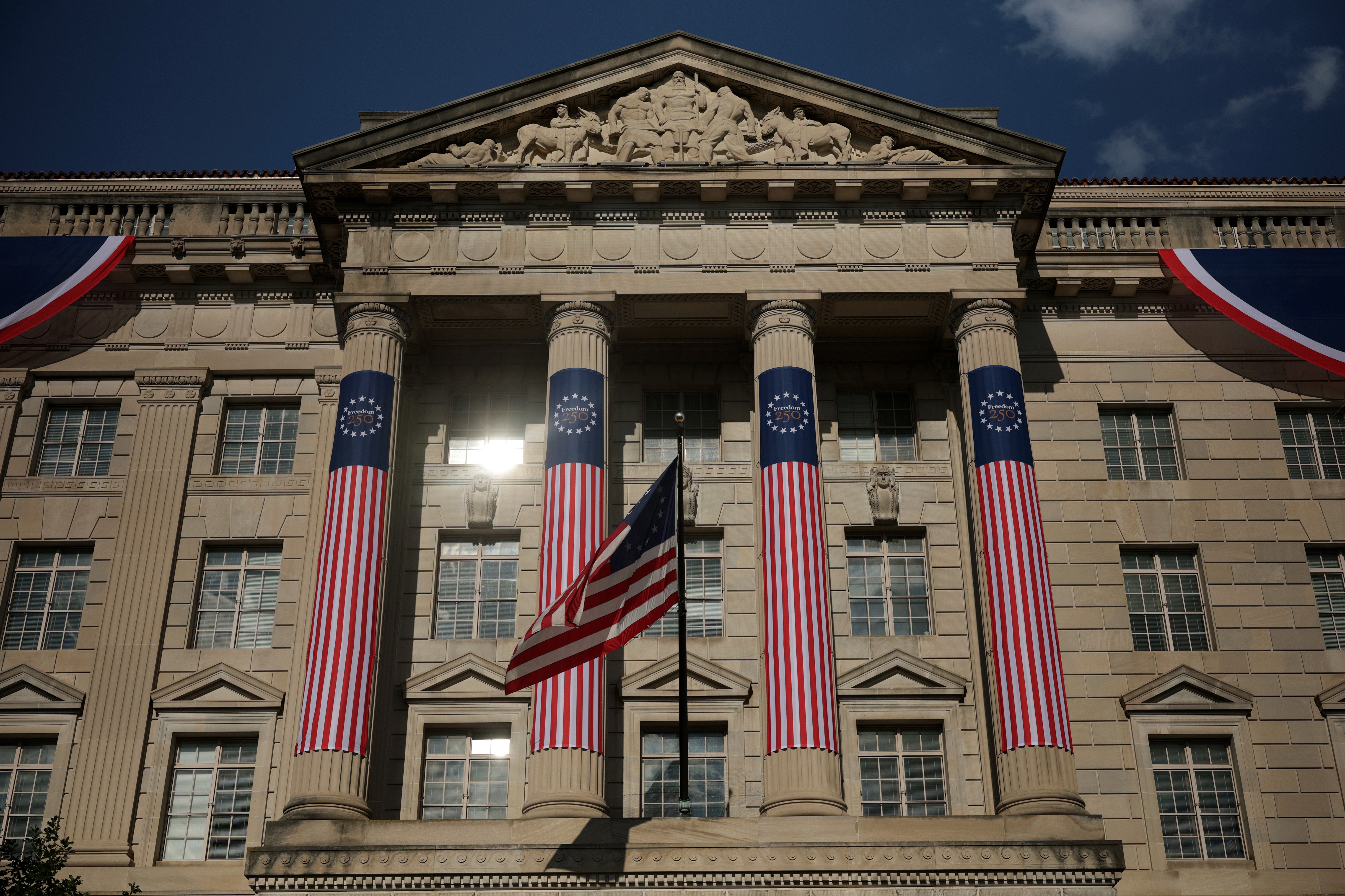 According to new data, 83 percent of Republicans say they are proud to be American, compared with 43 percent of independents and 31 percent of Democrats (Getty)