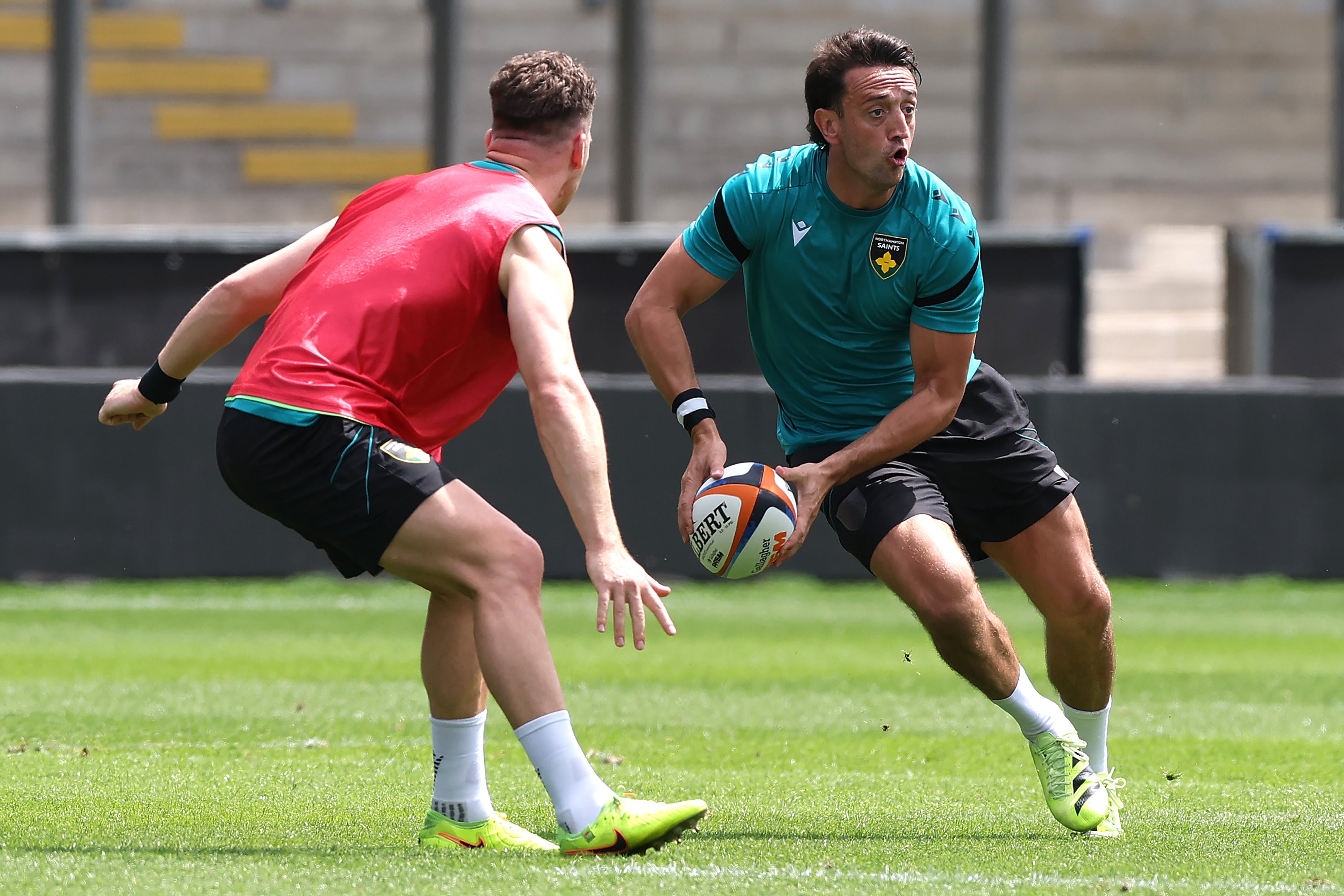 Alex Mitchell could return ahead of schedule for Northampton in the Prem final (Getty)