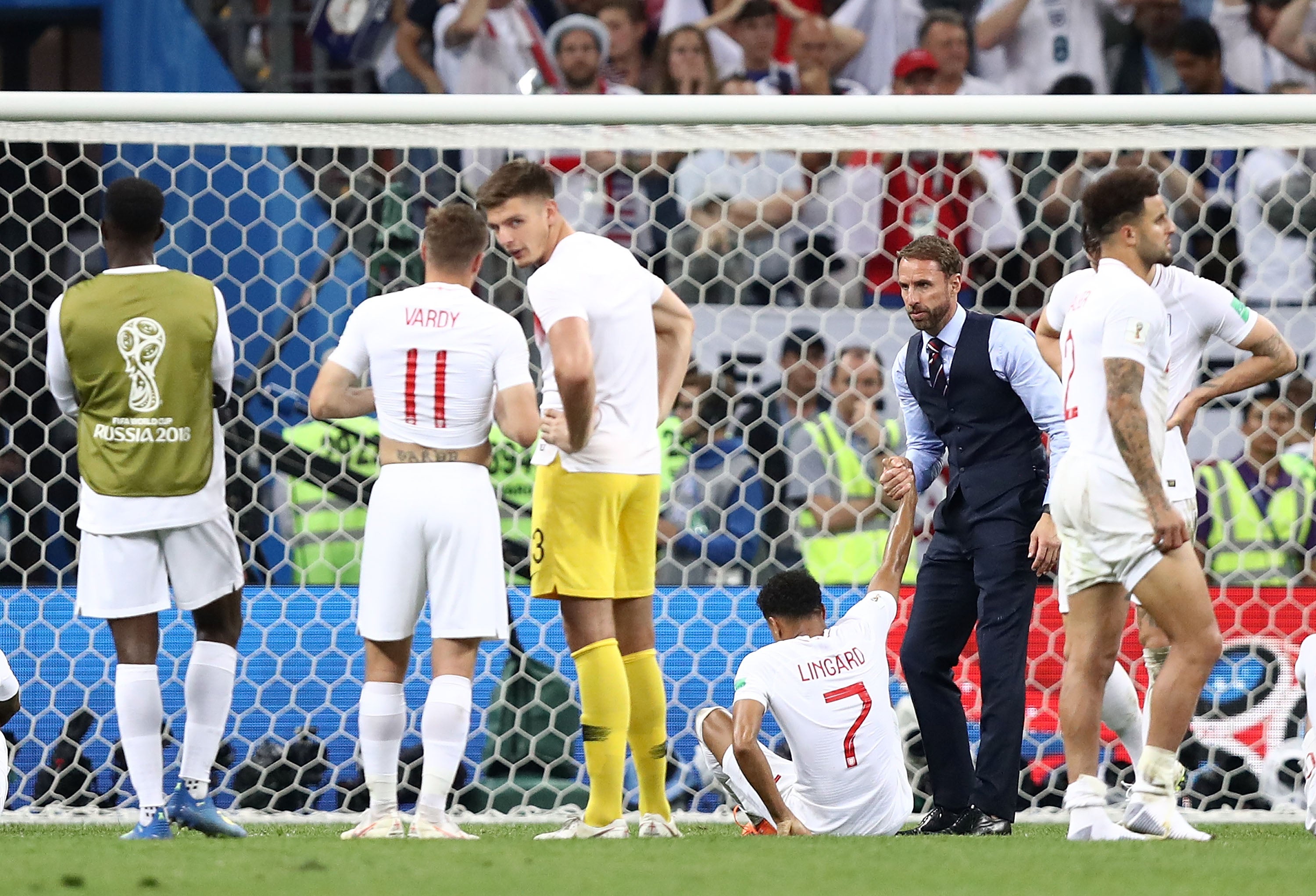 Sir Gareth Southgate’s men ran out of steam and suffered a 2-1 extra-time defeat to Croatia in the semi-final