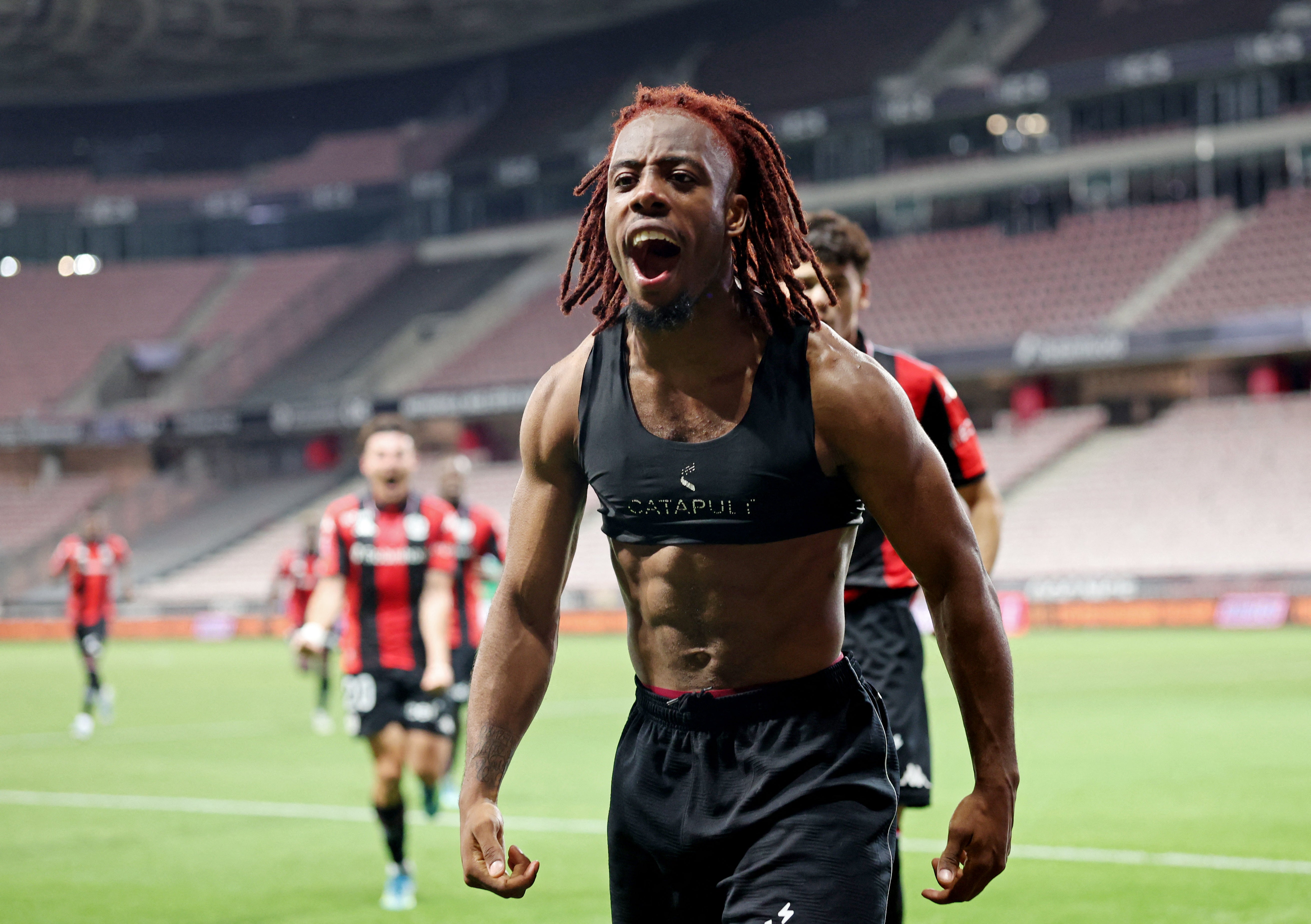 Wahi, 23, scored twice to help Nice stay in Ligue 1 on 29 May. Later that day, he was arrested by French police