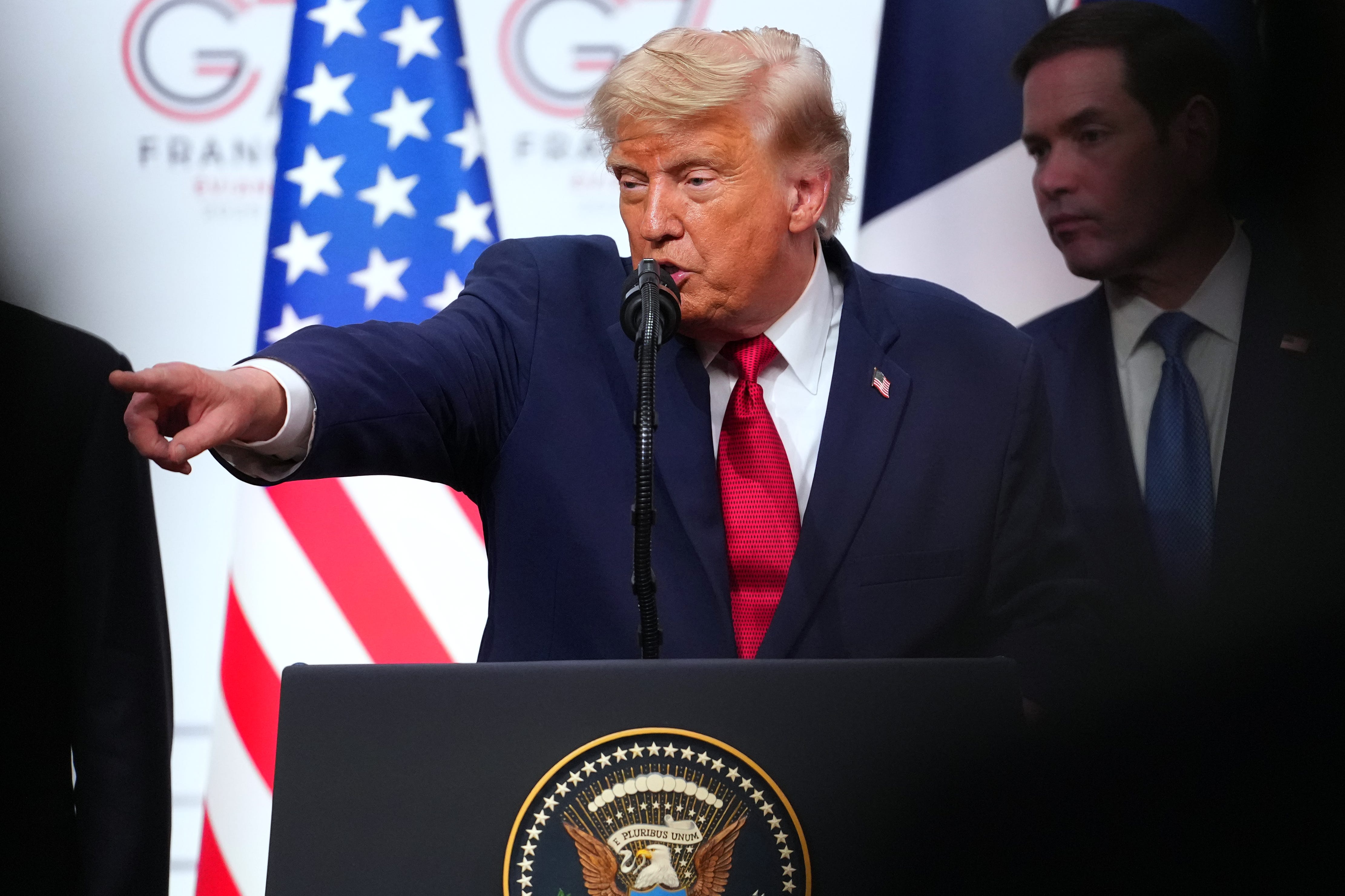 The US president said he'll blame Vice President JD Vance if the new ceasefire deal with Iran doesn't work out