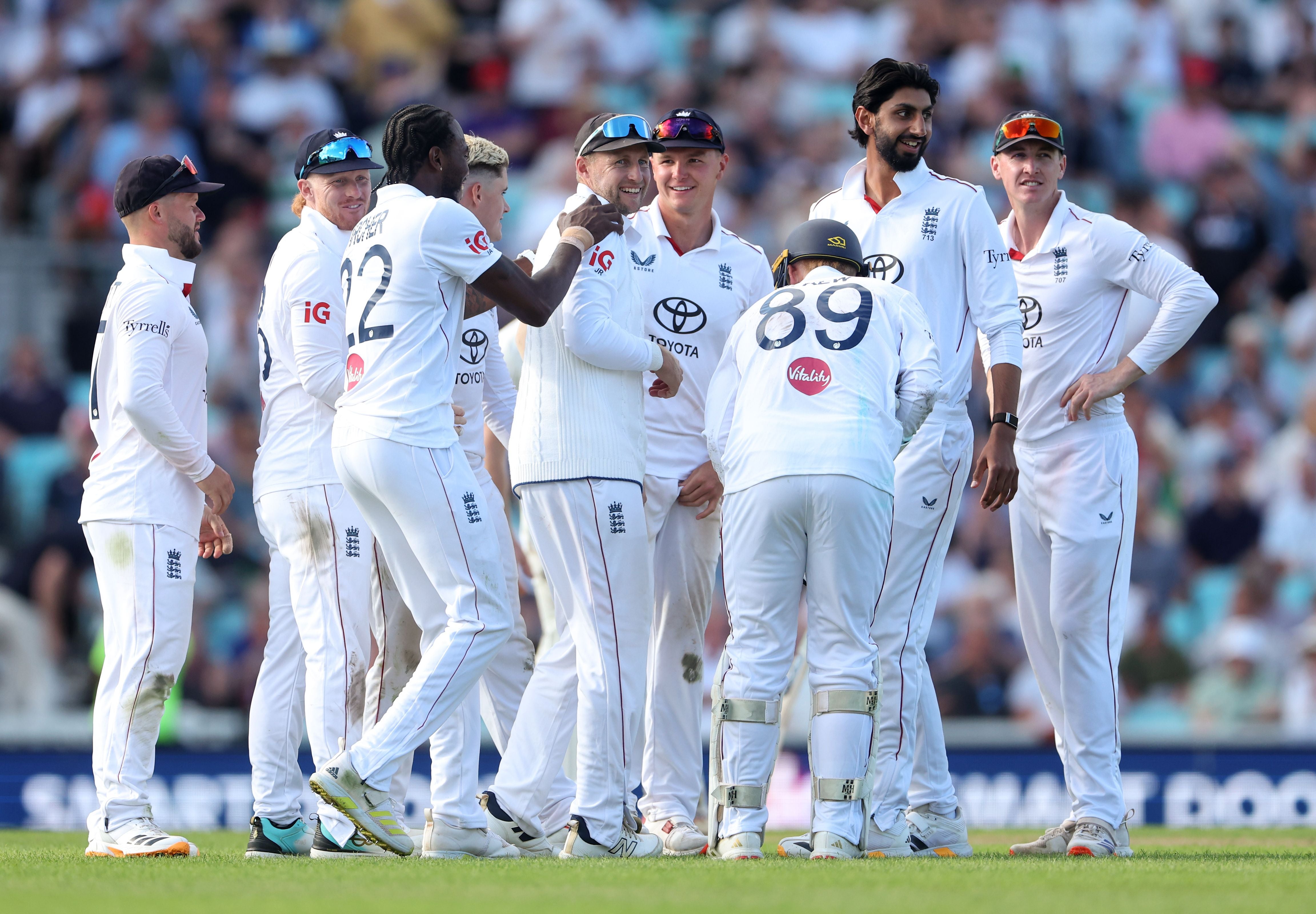 England emerged just about on top after the opening day at the Kia Oval (Getty)
