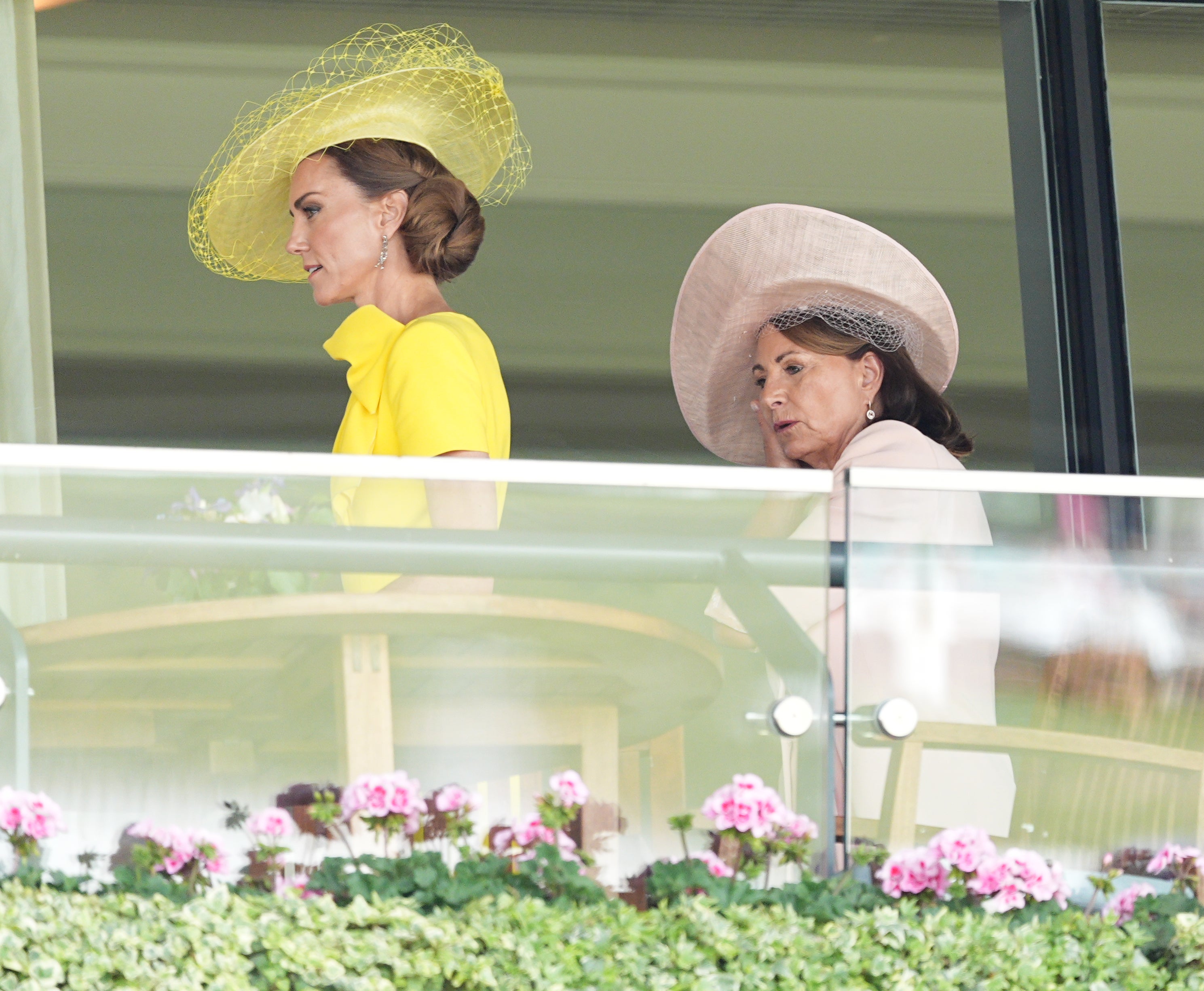 The Princess of Wales with her mother Carole Middleton (Aaron Chown/PA) (PA Wire)
