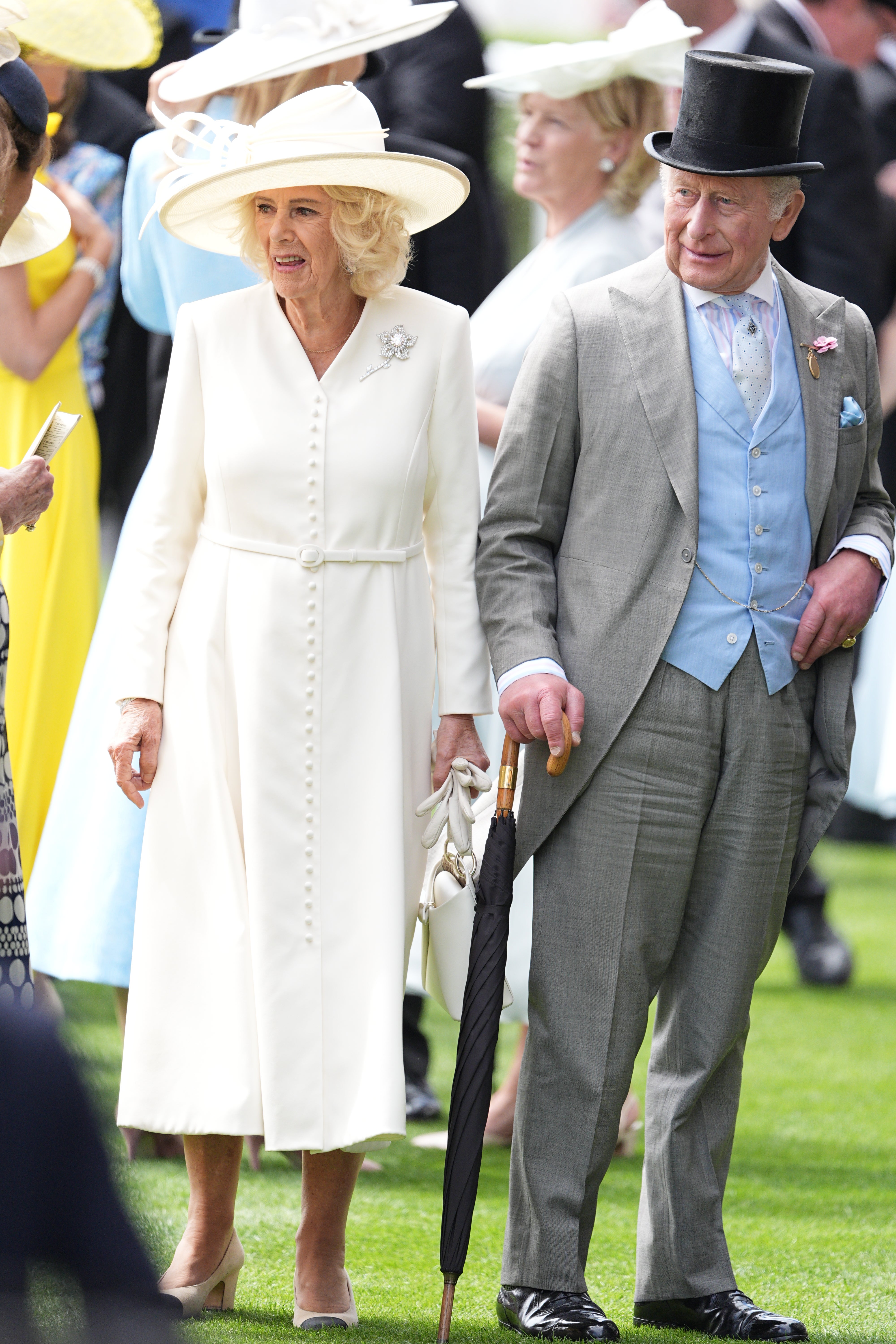 The King and Queen on day two of Royal Ascot (Aaron Chown/PA) (PA Wire)