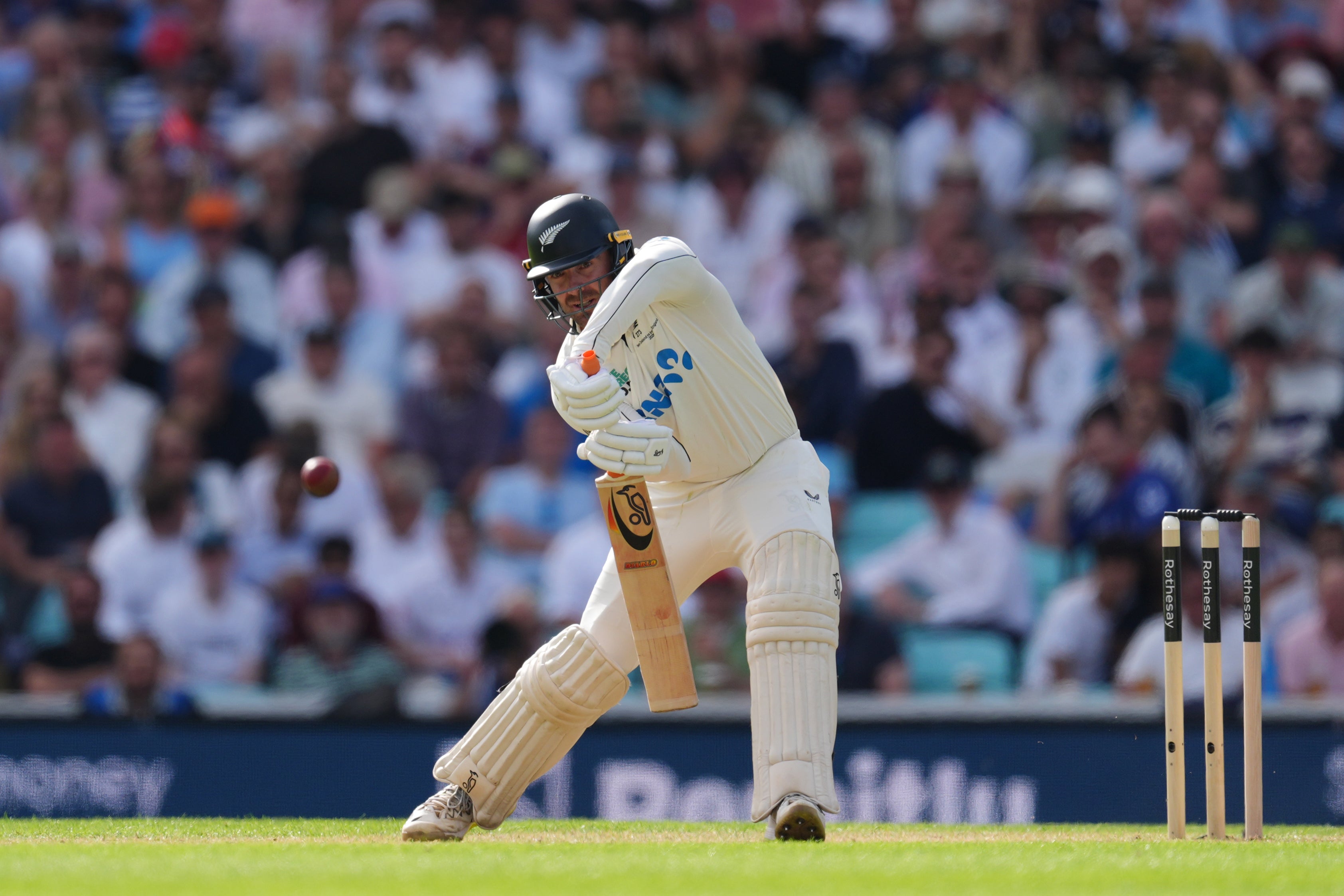 Tom Blundell scored valuable runs for New Zealand (PA)