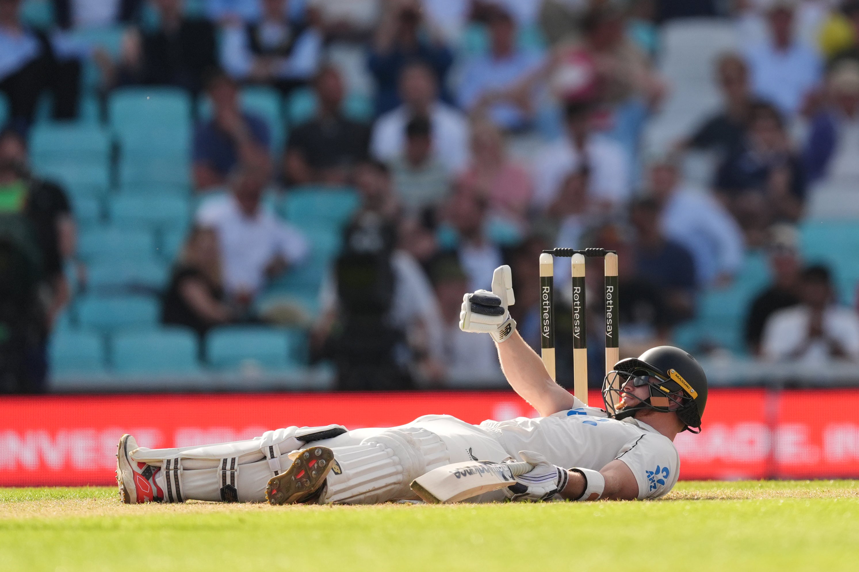 Glenn Phillips just about emerged from the opening day and will be key for England tomorrow (PA)