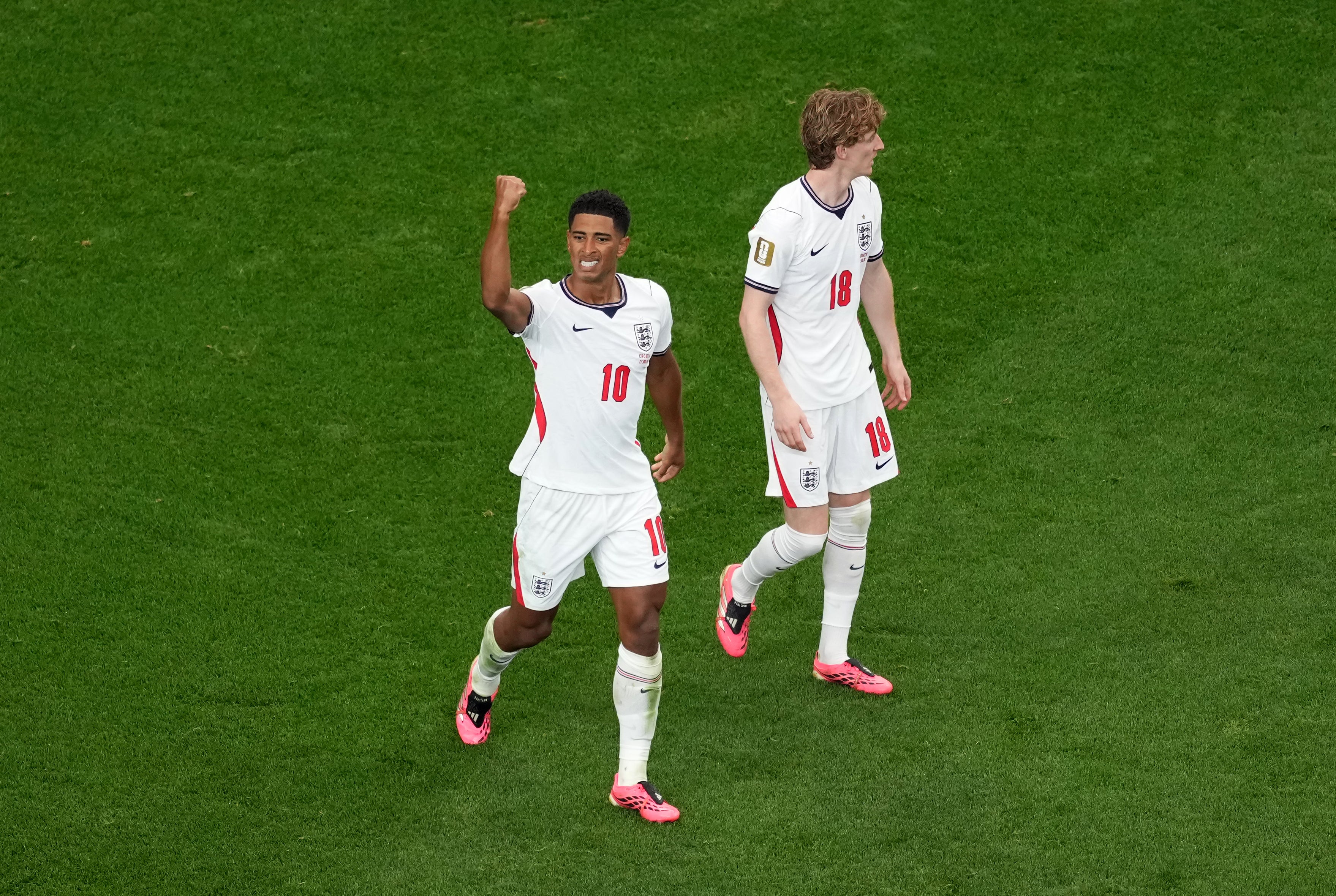Bellingham stepped up for England and led from midfield after being handed the No 10