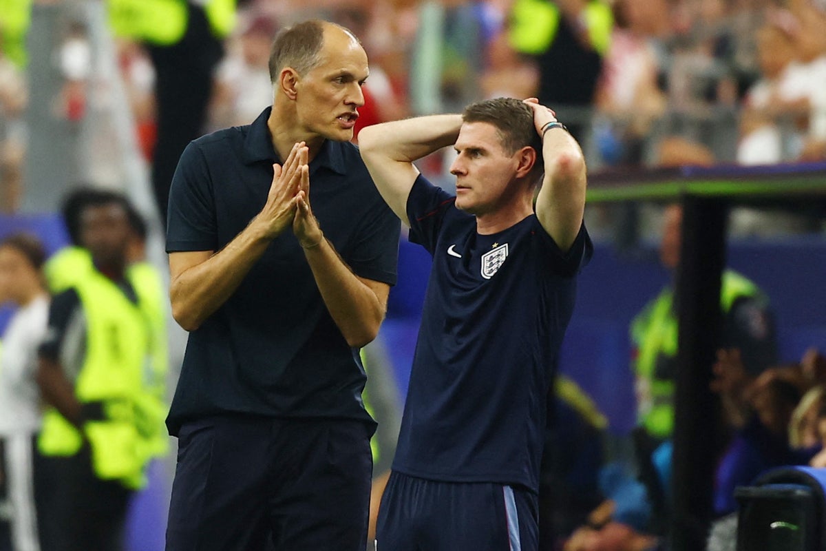 England assistant Anthony Barry critical of first-half display against Croatia in punchy ITV interview
