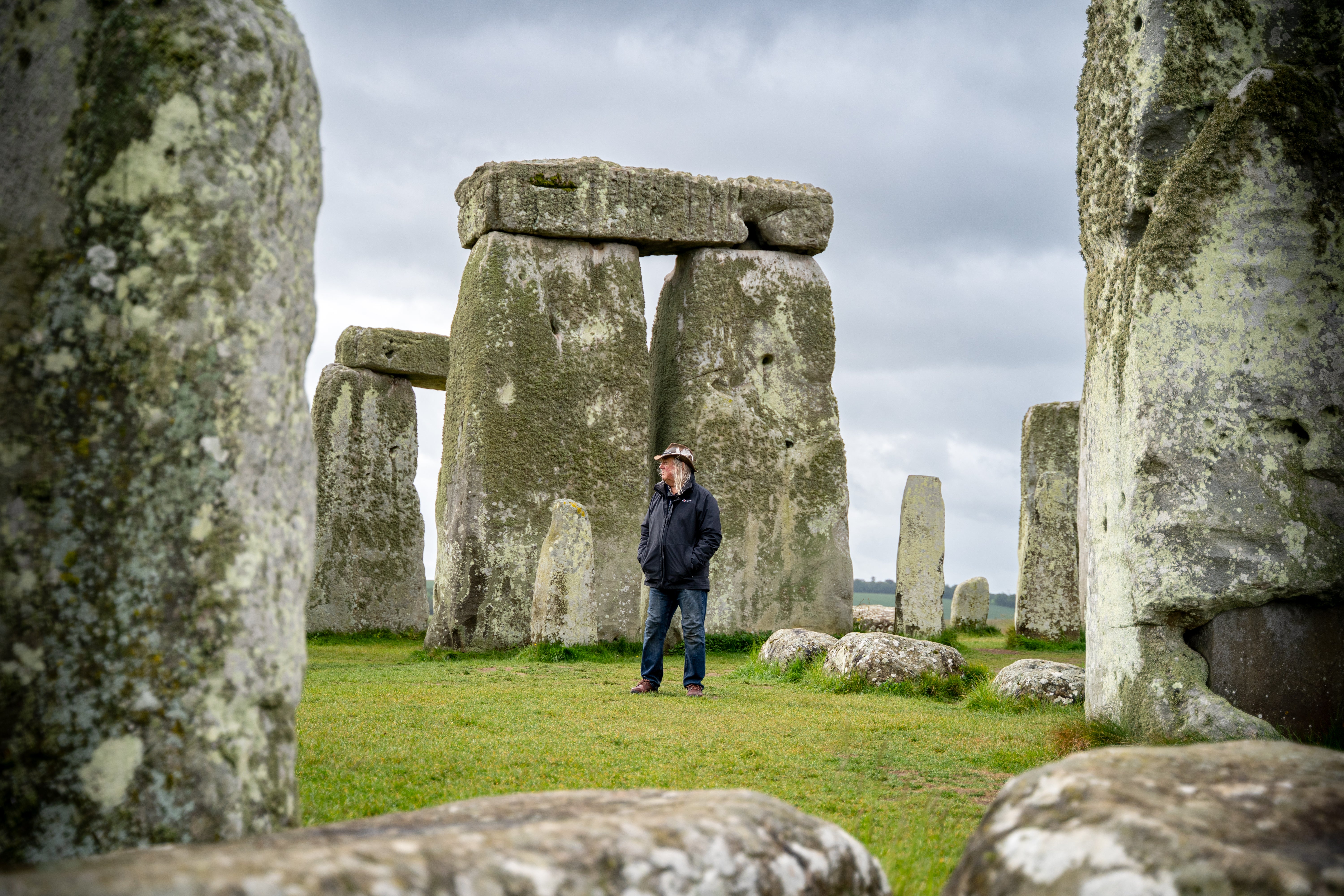 Phil Harding led the team in the dig near Stonehenge (Wessex Archaeology/PA)